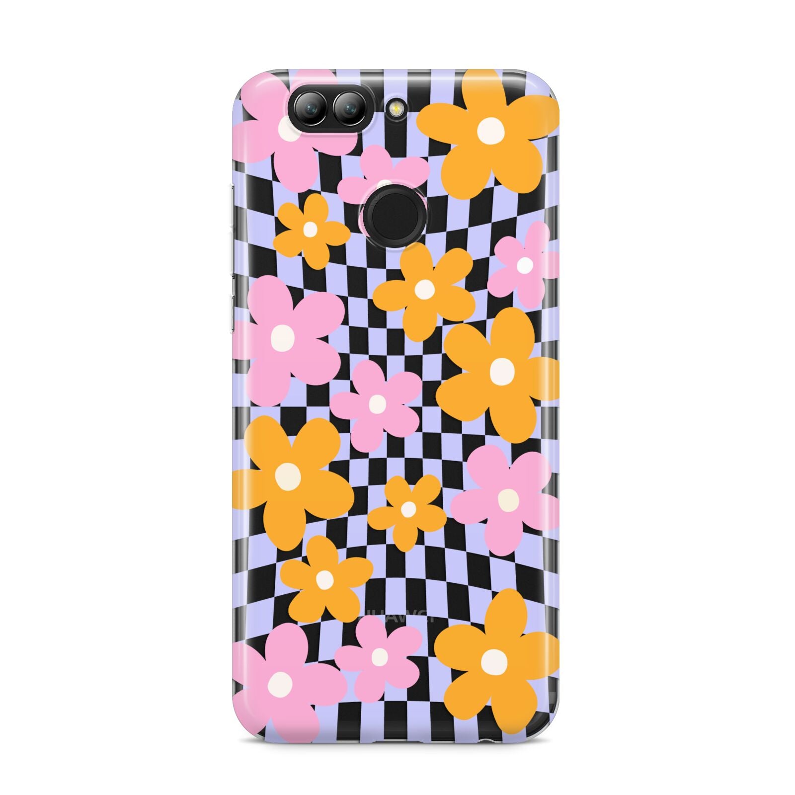 Retro Check Floral Huawei Nova 2s Phone Case