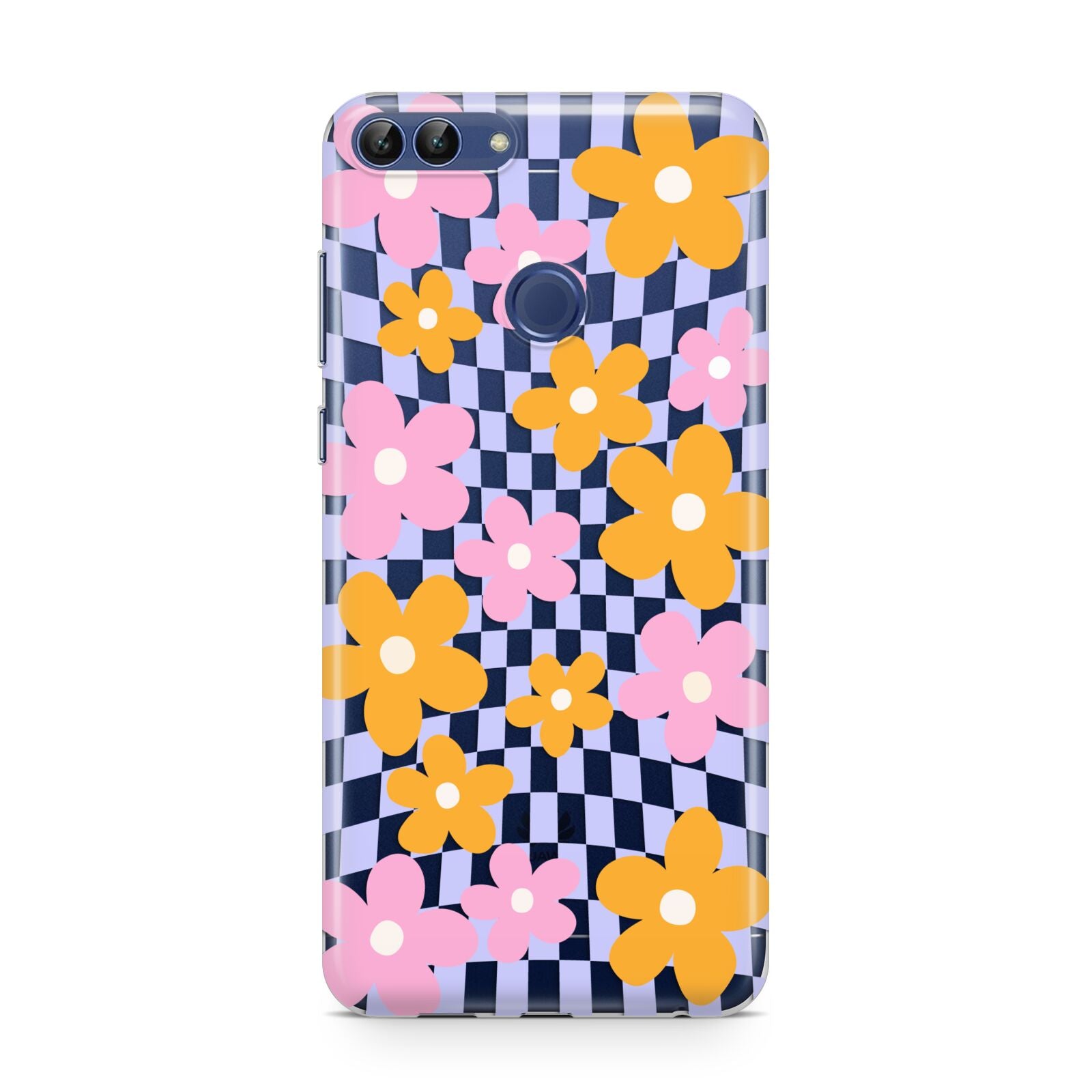 Retro Check Floral Huawei P Smart Case