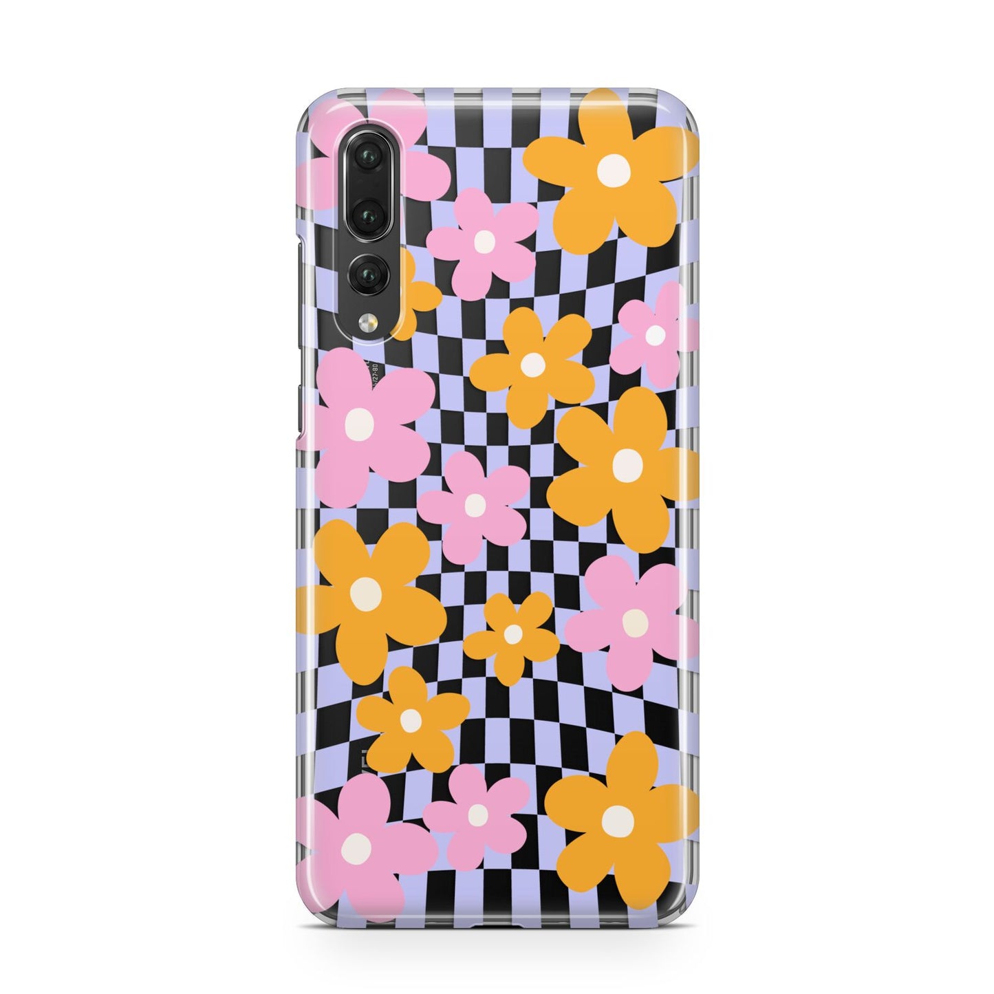 Retro Check Floral Huawei P20 Pro Phone Case