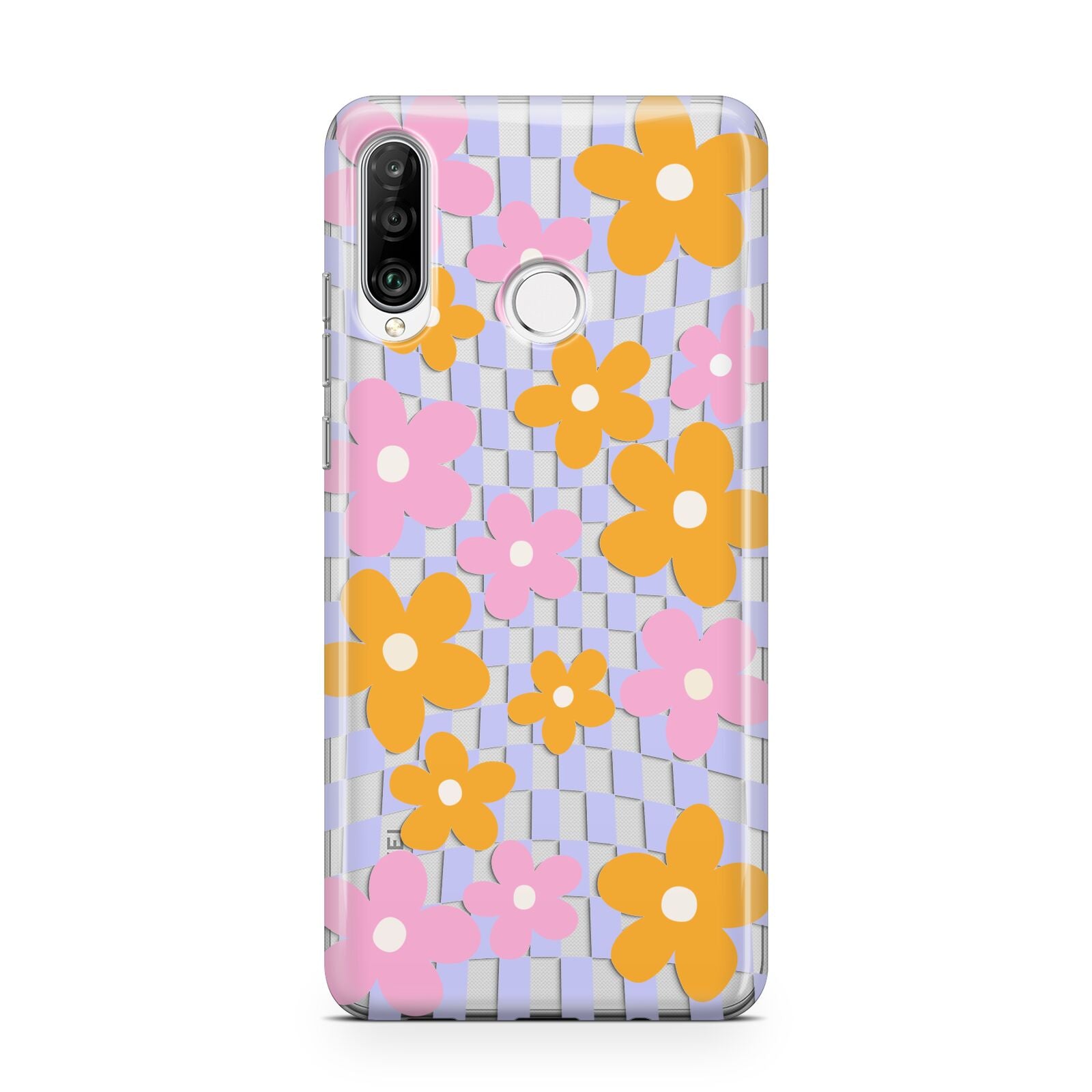 Retro Check Floral Huawei P30 Lite Phone Case