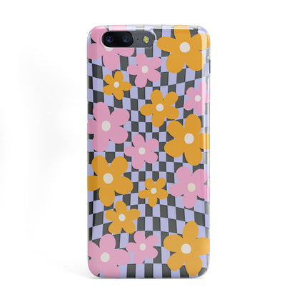 Retro Check Floral OnePlus Case