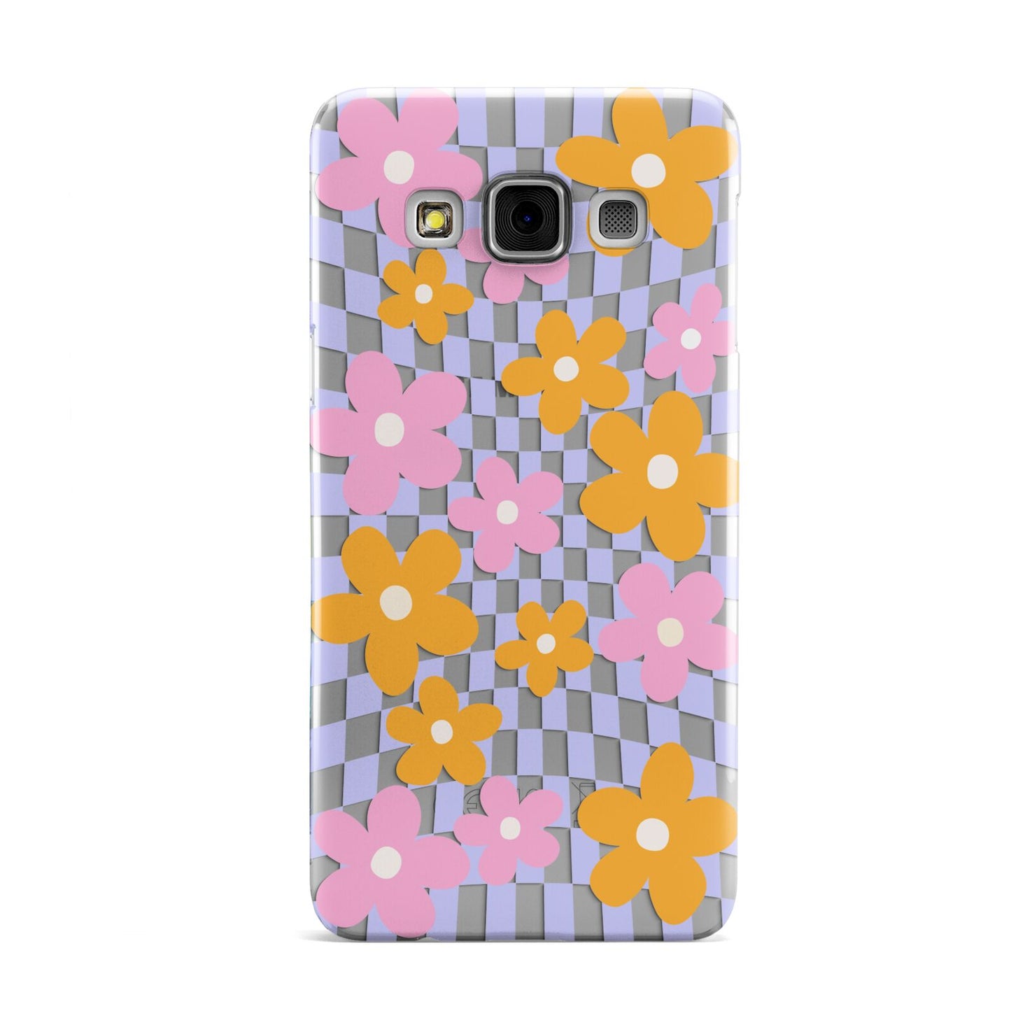 Retro Check Floral Samsung Galaxy A3 Case