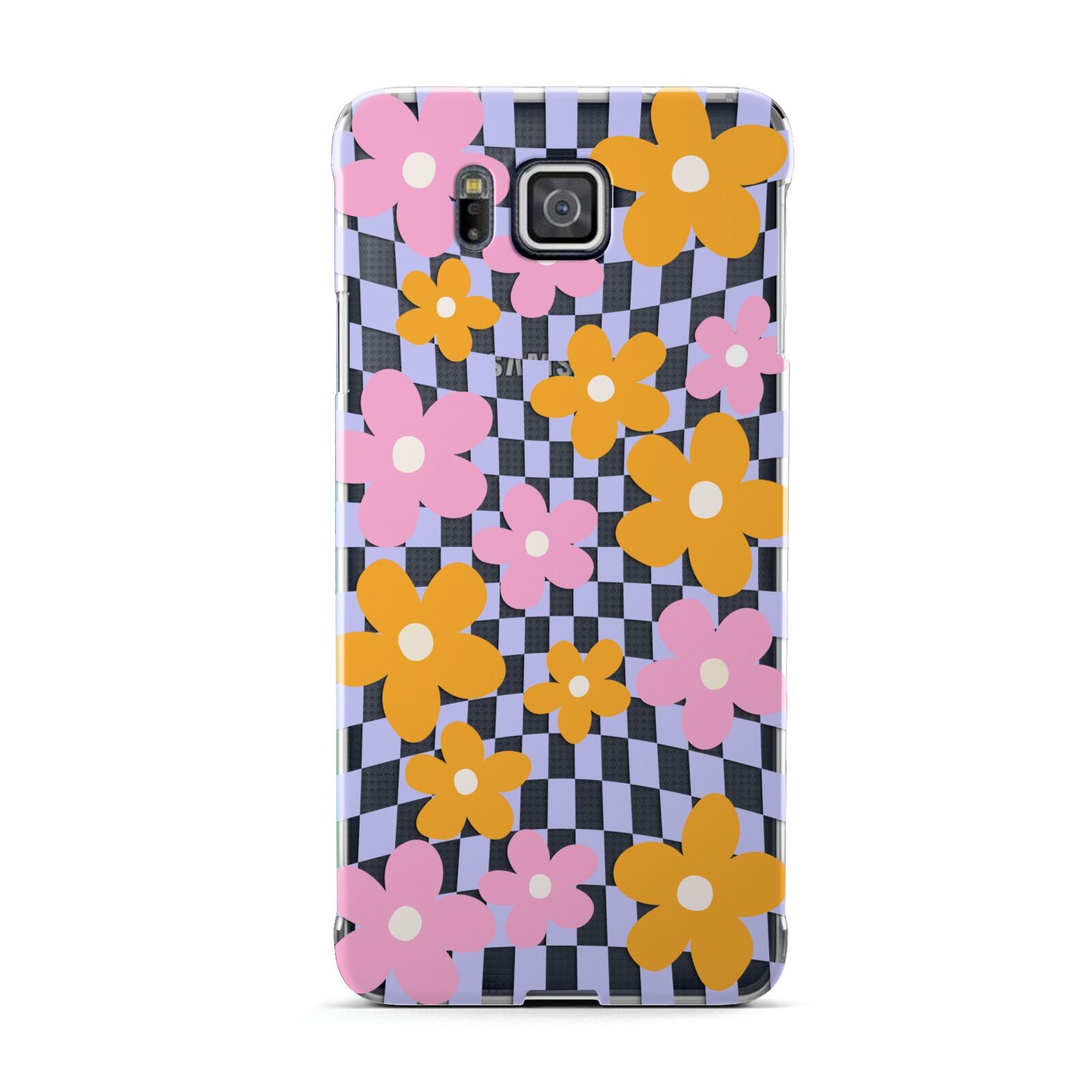 Retro Check Floral Samsung Galaxy Alpha Case