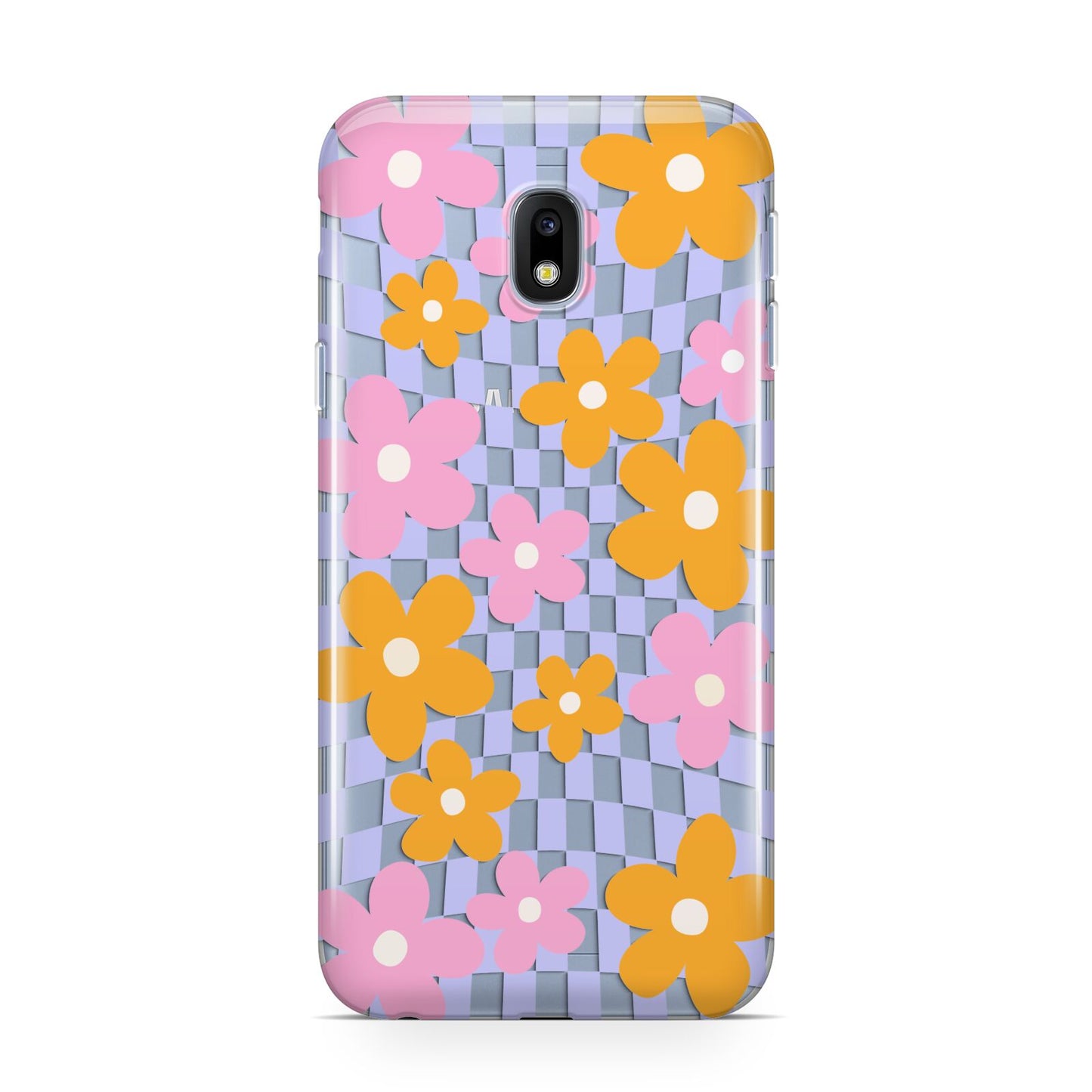 Retro Check Floral Samsung Galaxy J3 2017 Case