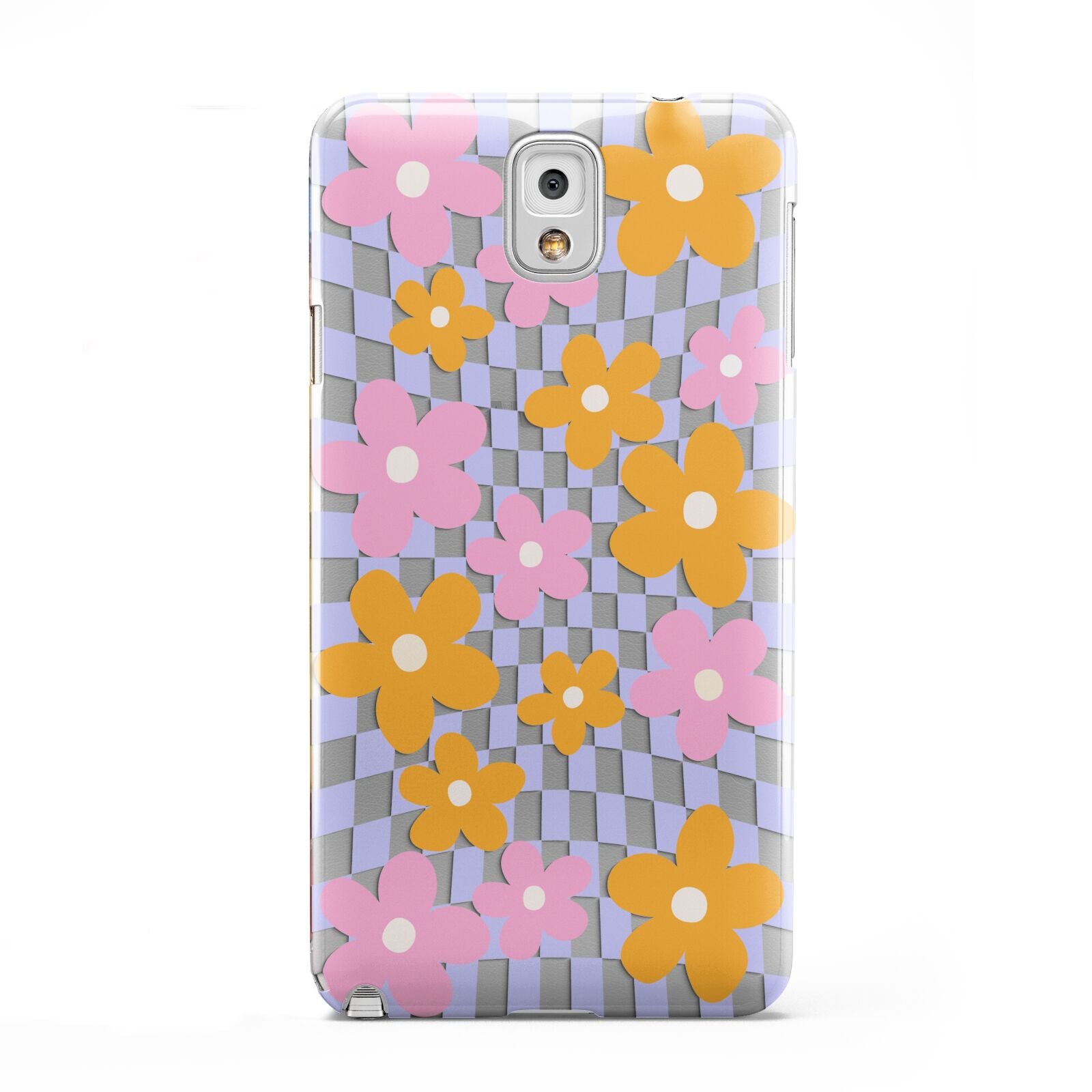 Retro Check Floral Samsung Galaxy Note 3 Case