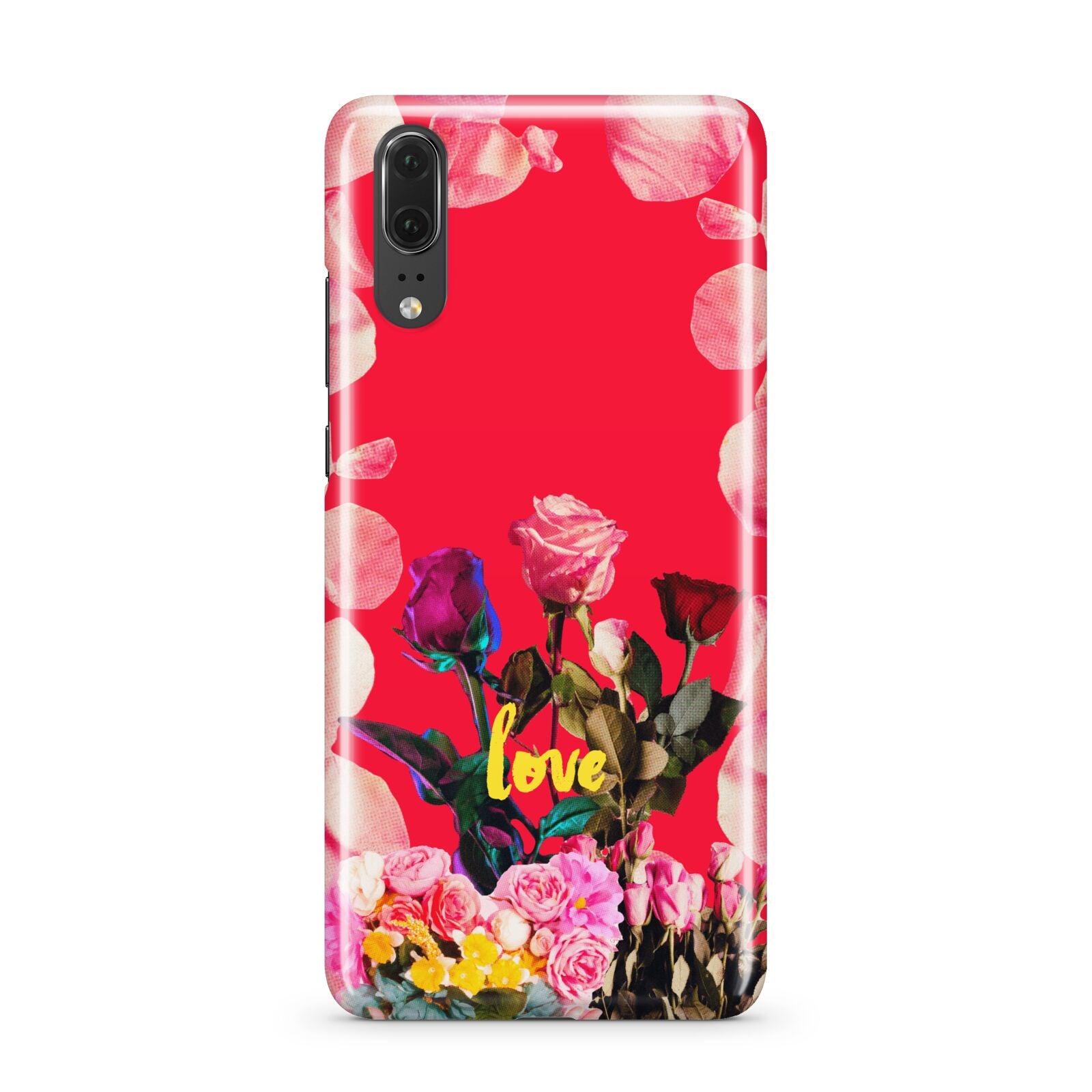 Retro Floral Valentine Huawei P20 Phone Case