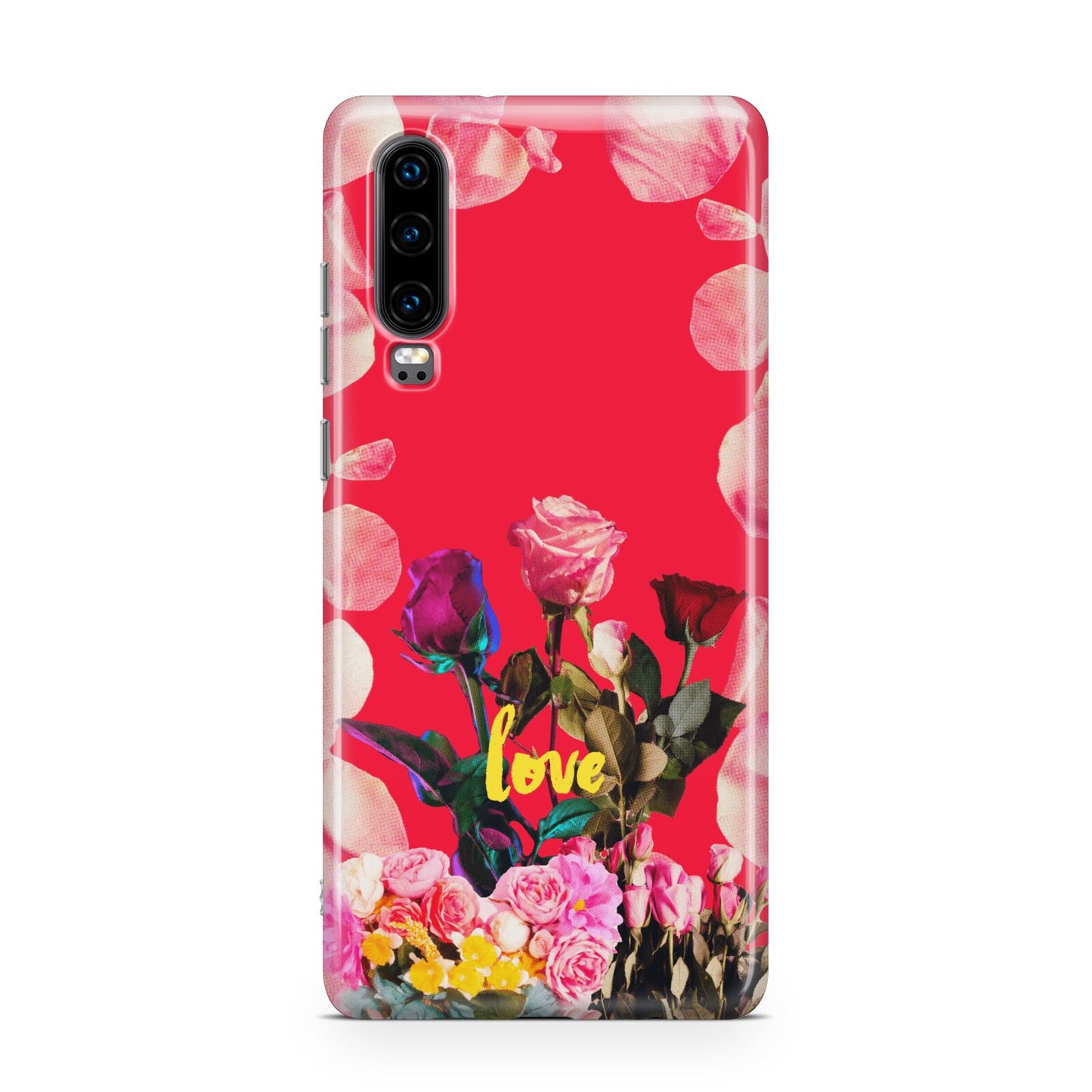 Retro Floral Valentine Huawei P30 Phone Case