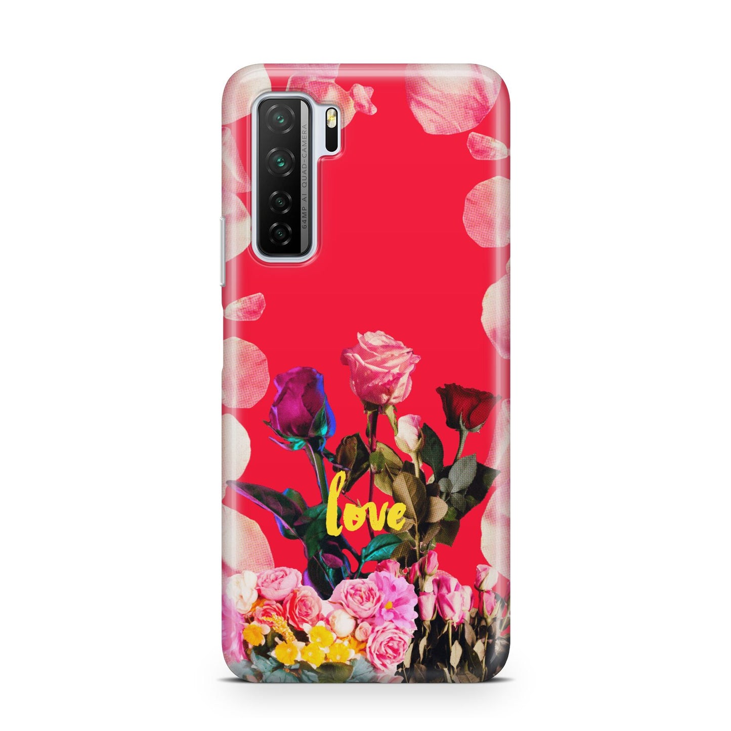 Retro Floral Valentine Huawei P40 Lite 5G Phone Case