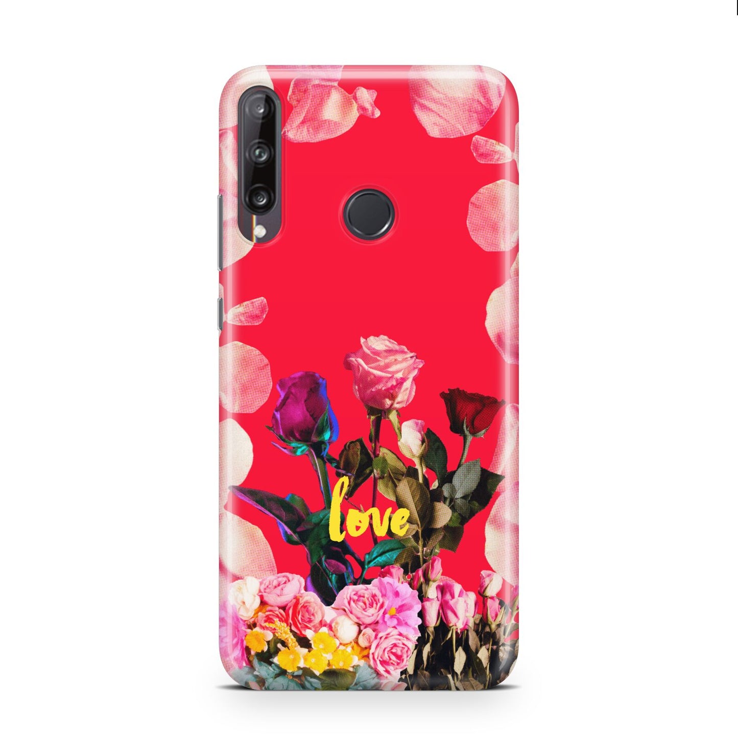 Retro Floral Valentine Huawei P40 Lite E Phone Case