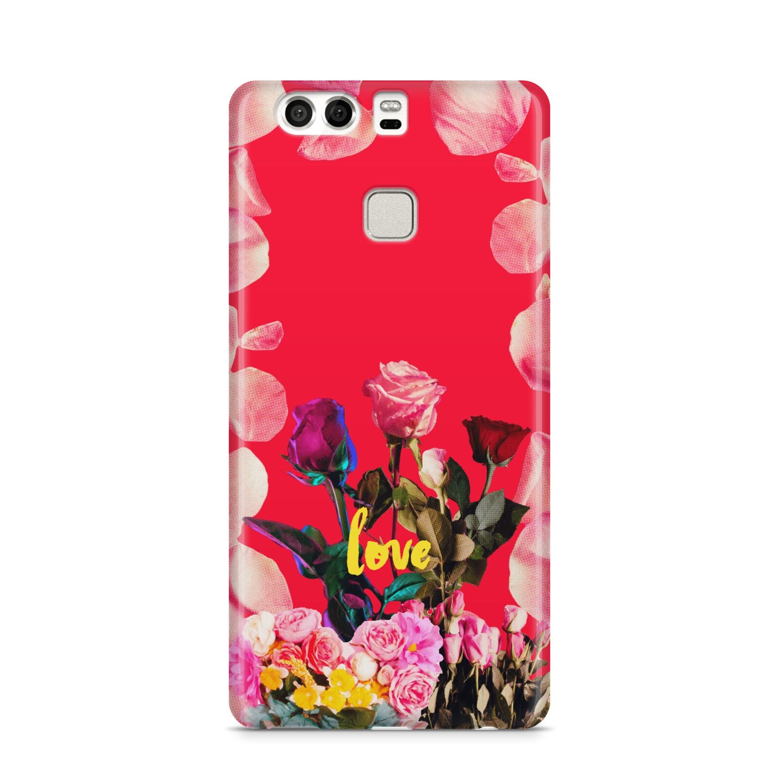 Retro Floral Valentine Huawei P9 Case