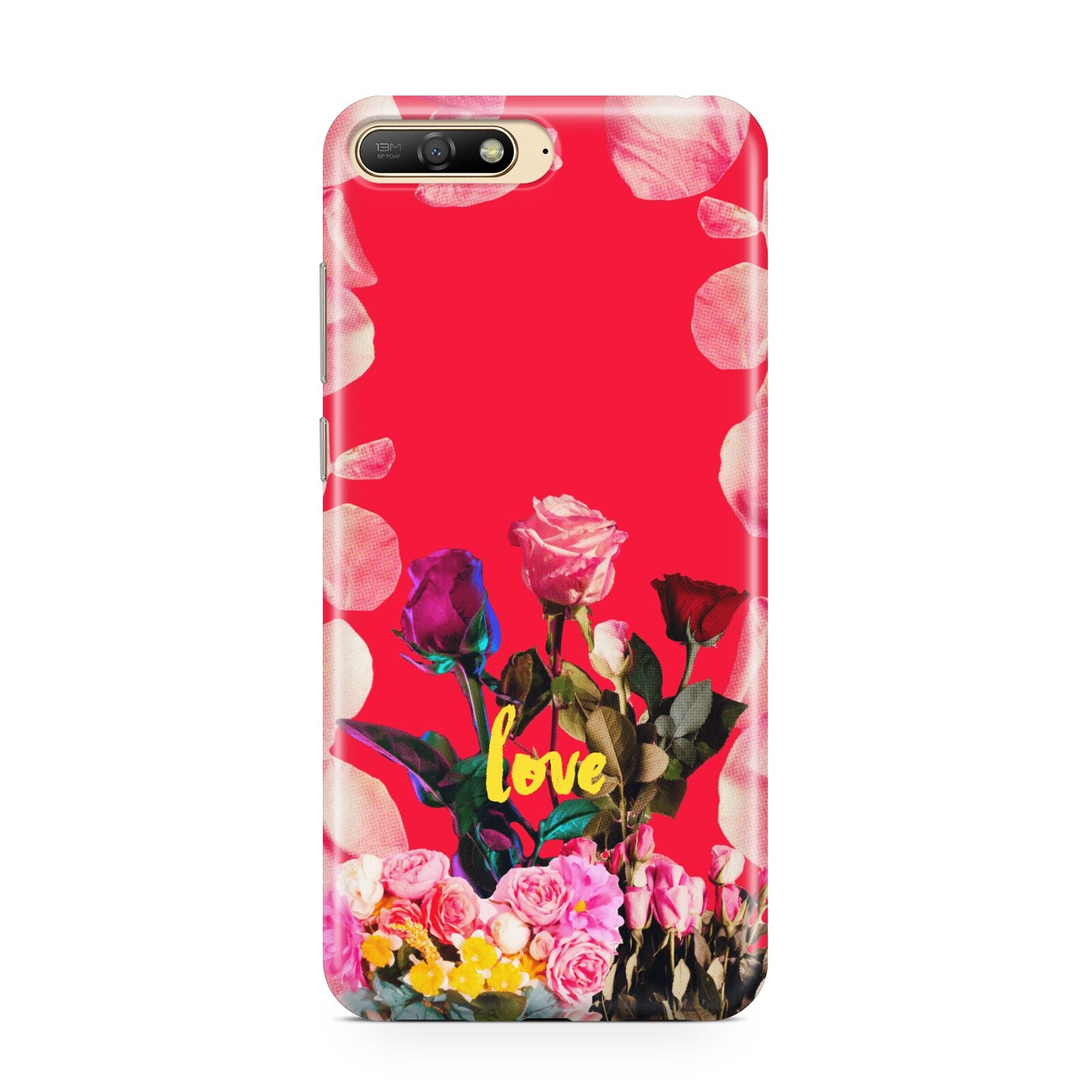 Retro Floral Valentine Huawei Y6 2018