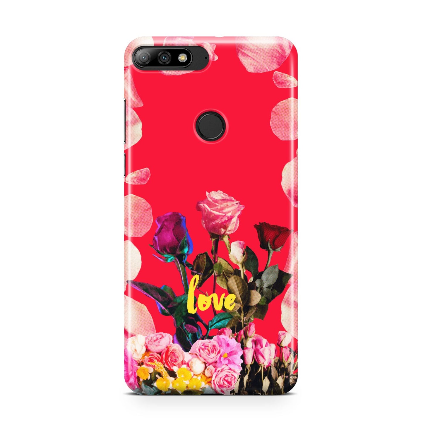 Retro Floral Valentine Huawei Y7 2018