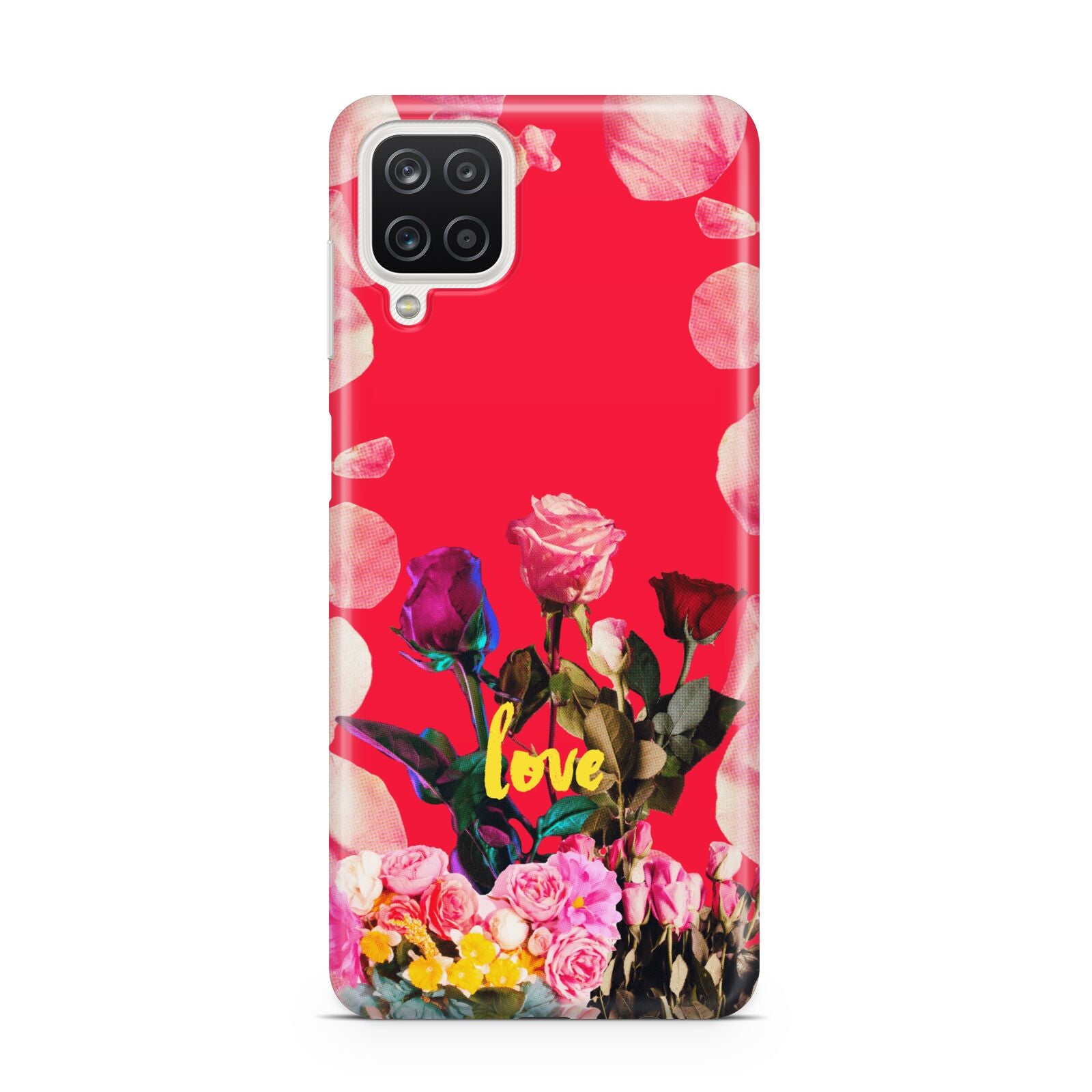 Retro Floral Valentine Samsung A12 Case