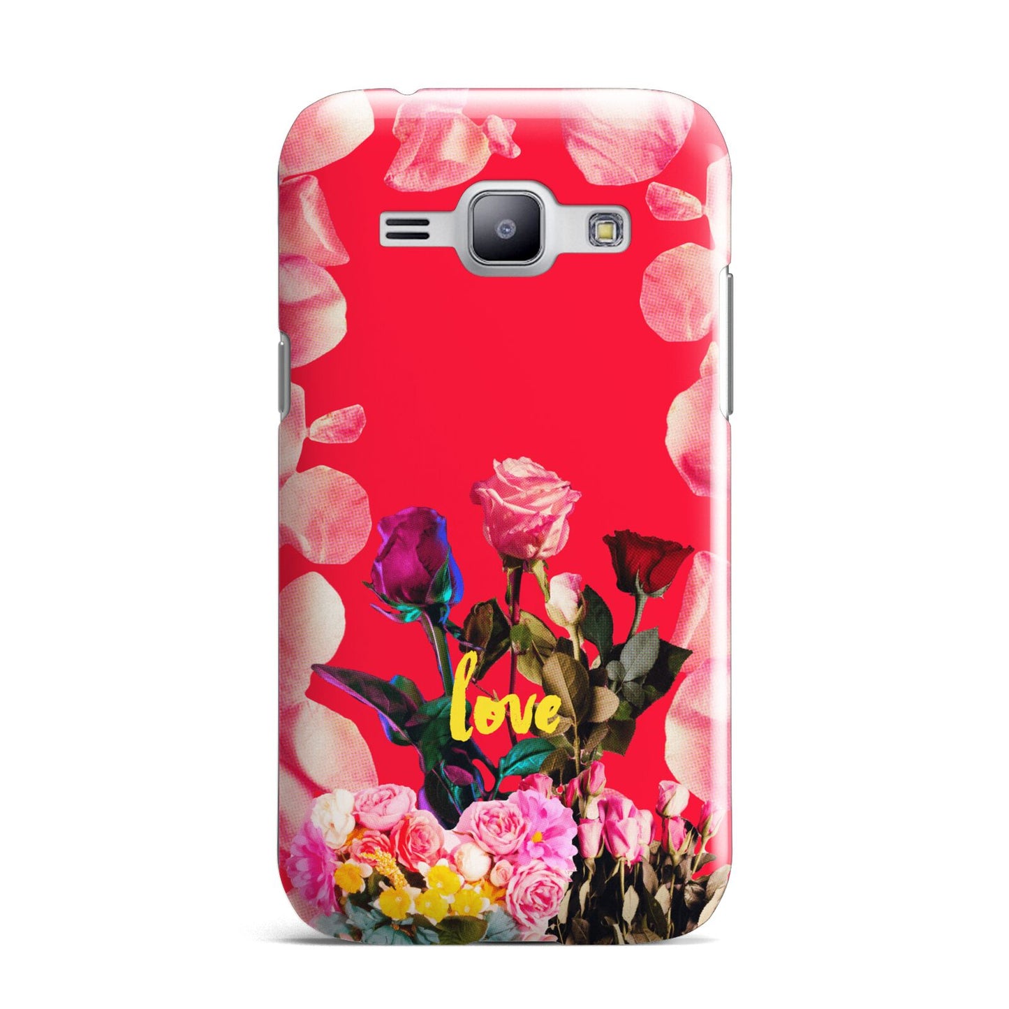 Retro Floral Valentine Samsung Galaxy J1 2015 Case