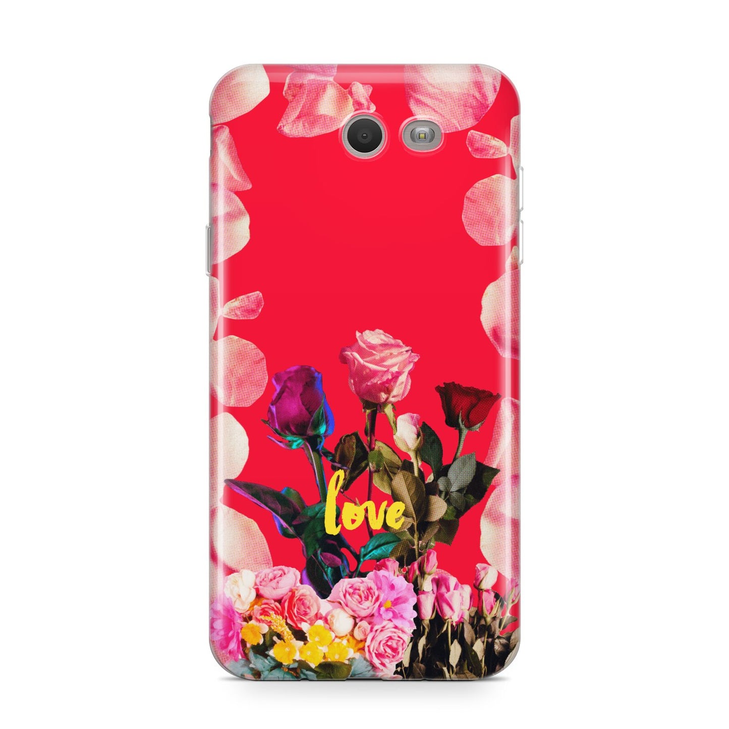 Retro Floral Valentine Samsung Galaxy J7 2017 Case