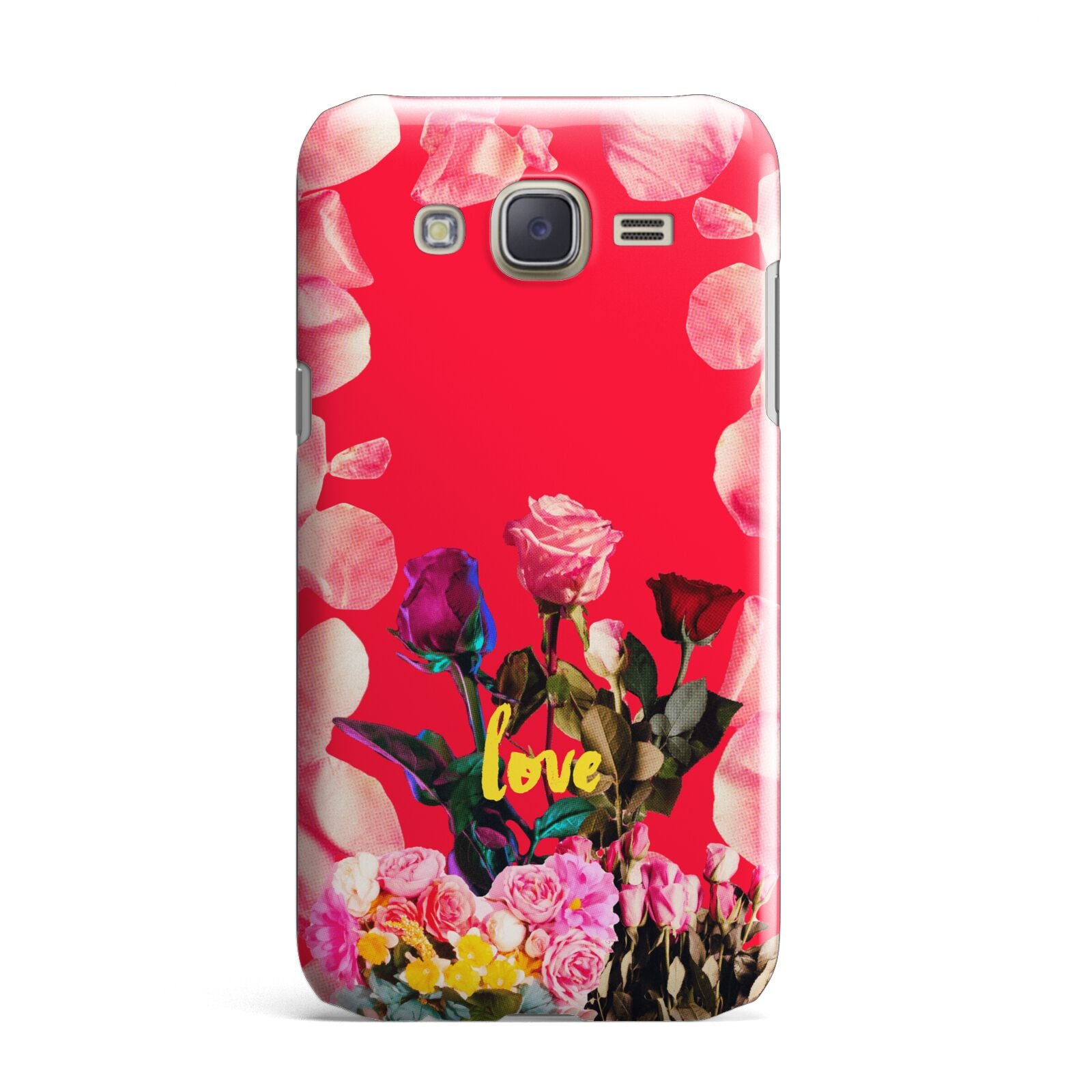 Retro Floral Valentine Samsung Galaxy J7 Case