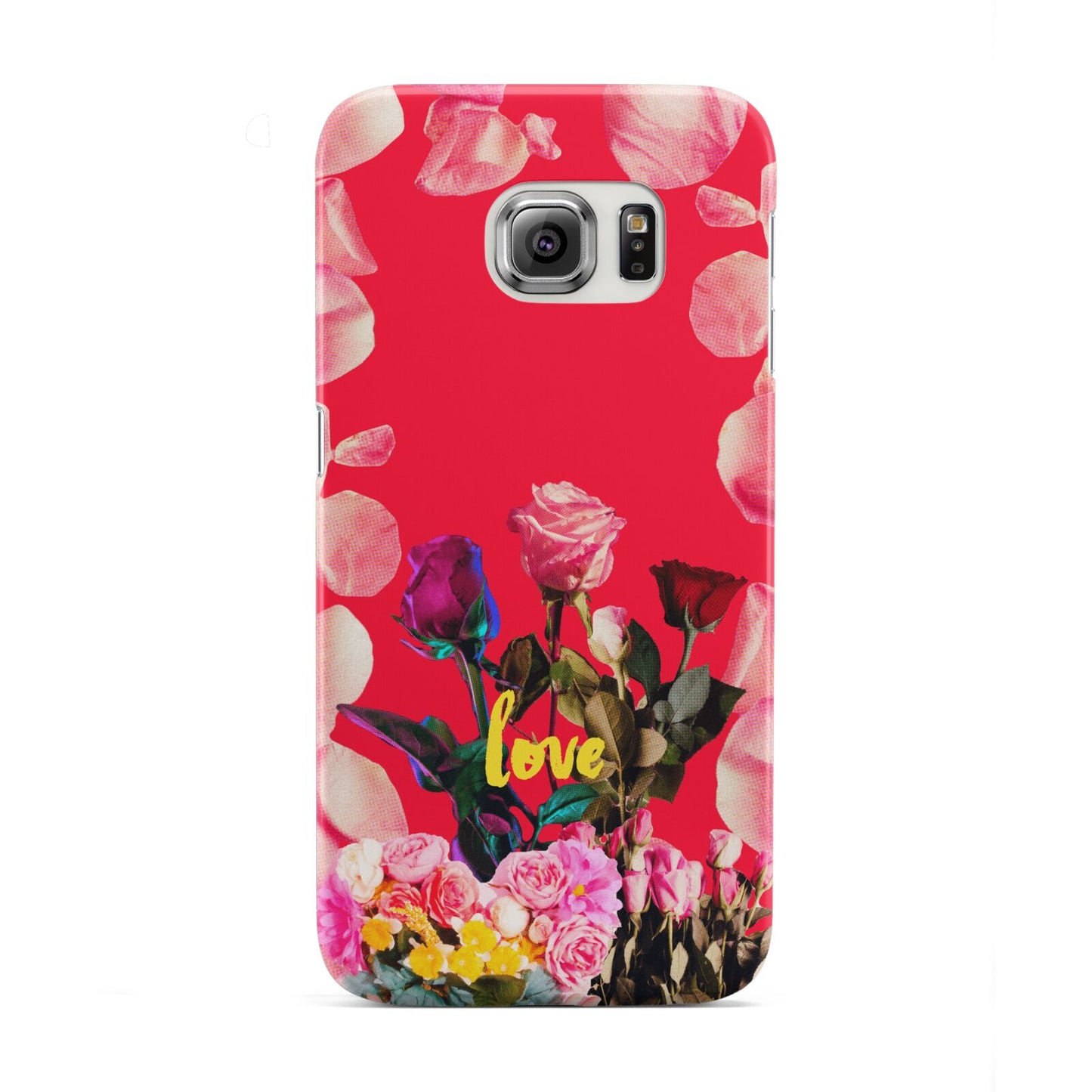 Retro Floral Valentine Samsung Galaxy S6 Edge Case