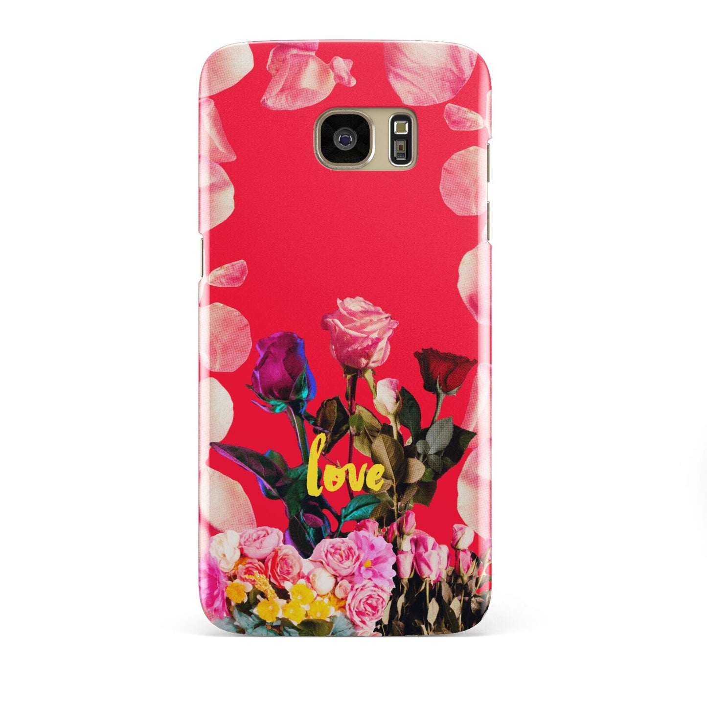 Retro Floral Valentine Samsung Galaxy S7 Edge Case