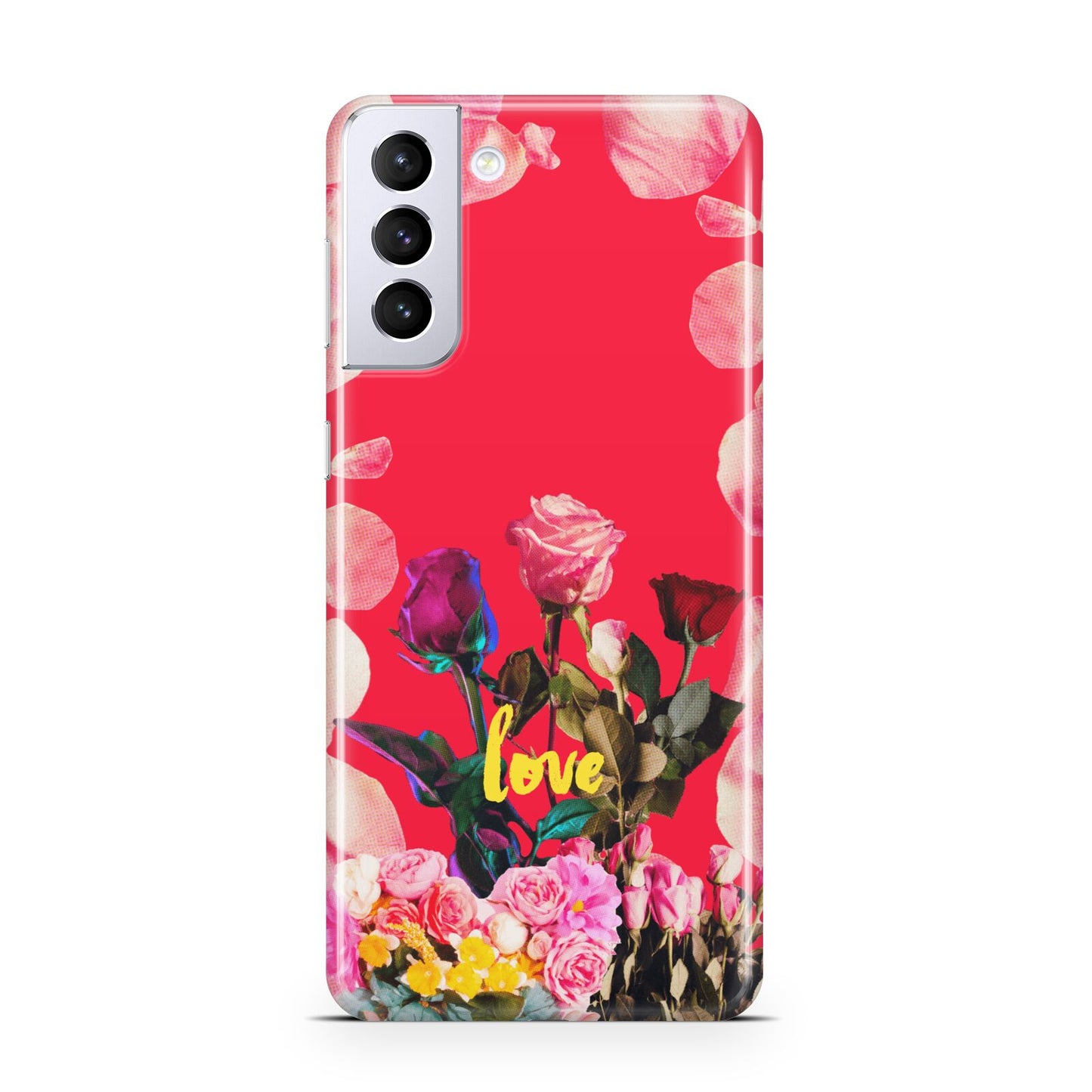 Retro Floral Valentine Samsung S21 Plus Case