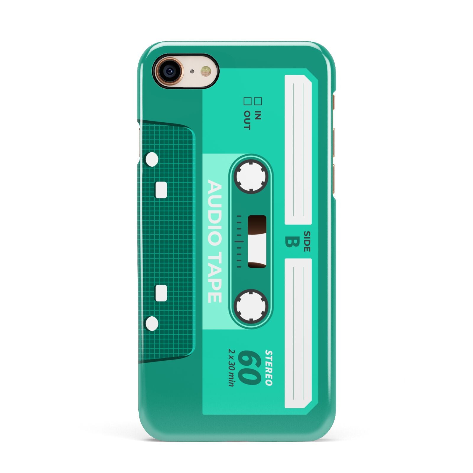 Retro Green Tape Apple iPhone 7 8 3D Snap Case