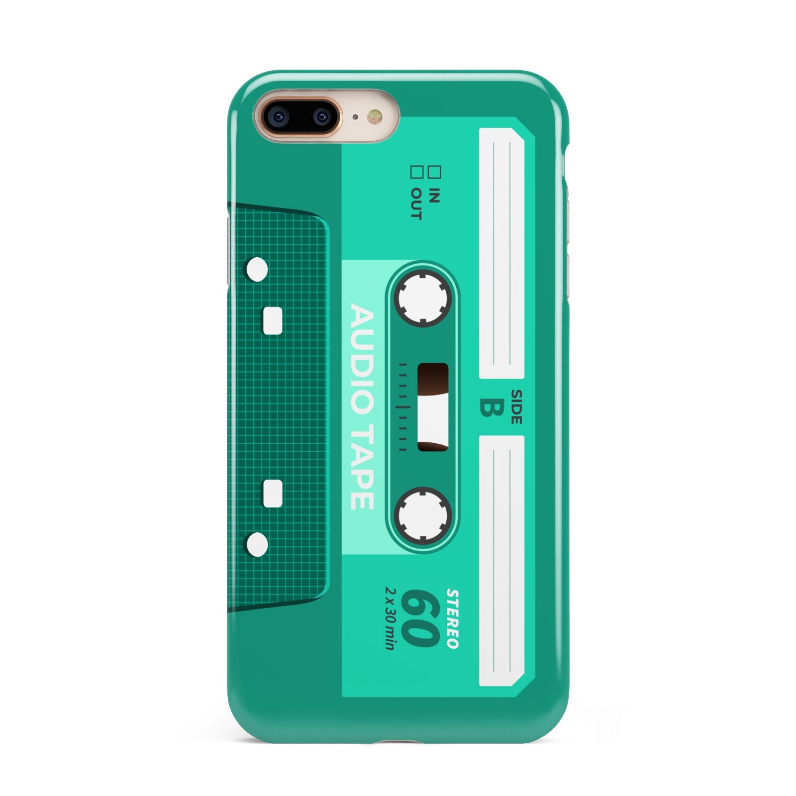 Retro Green Tape Apple iPhone 7 8 Plus 3D Tough Case