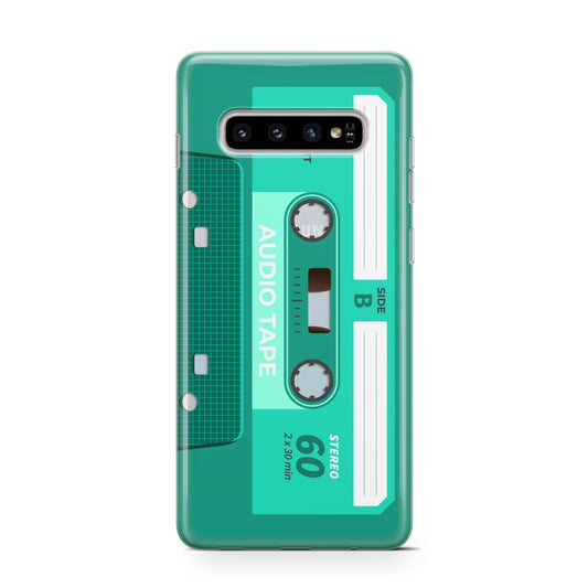 Retro Green Tape Protective Samsung Galaxy Case