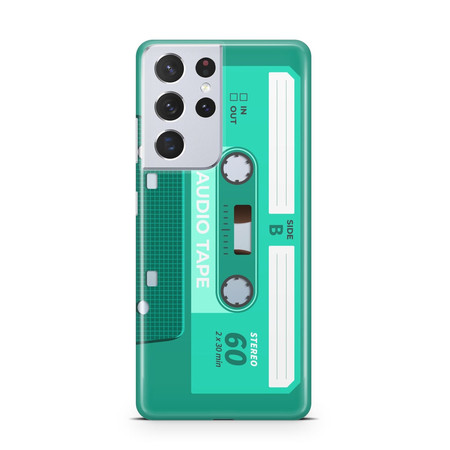 Retro Green Tape Samsung S21 Ultra Case