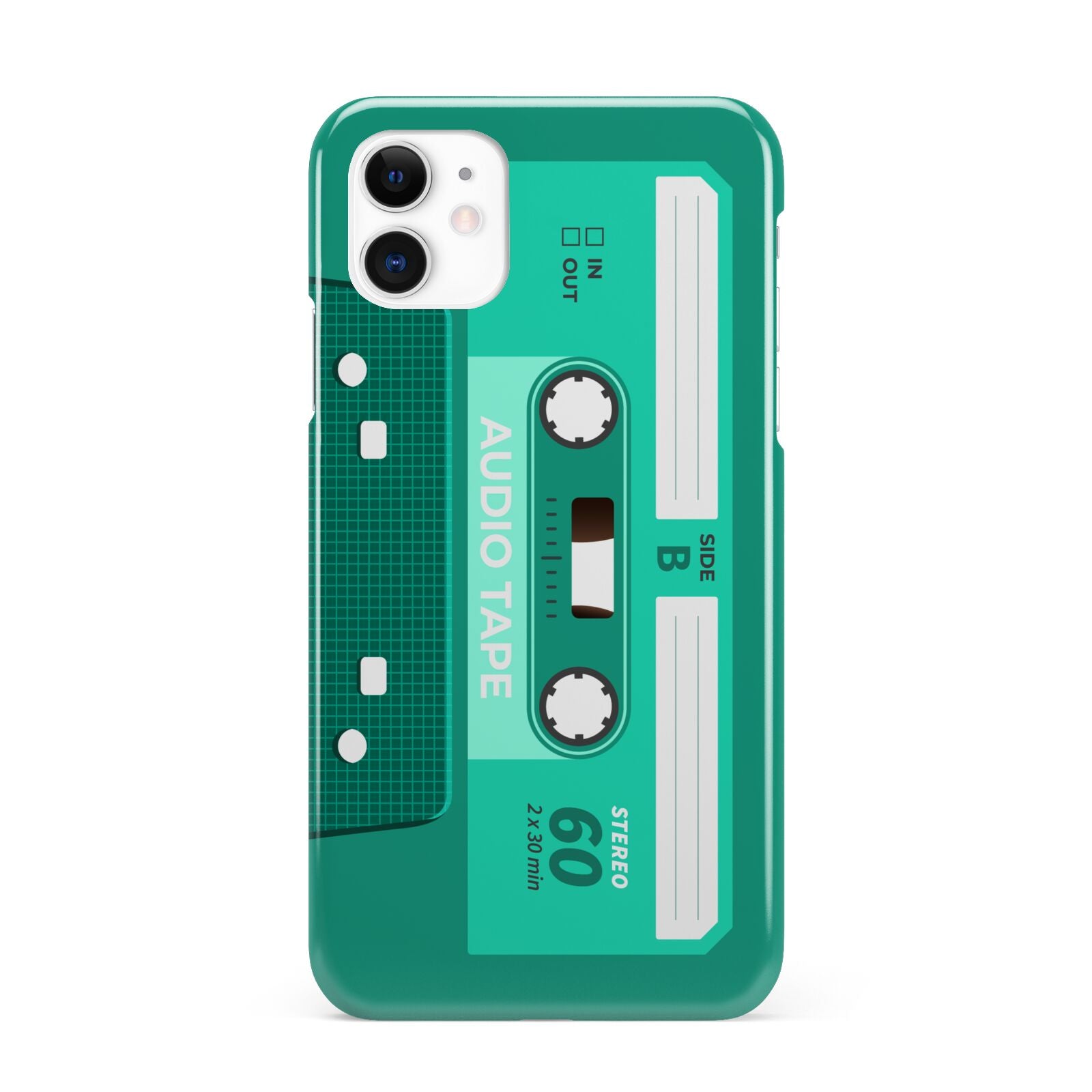 Retro Green Tape iPhone 11 3D Snap Case