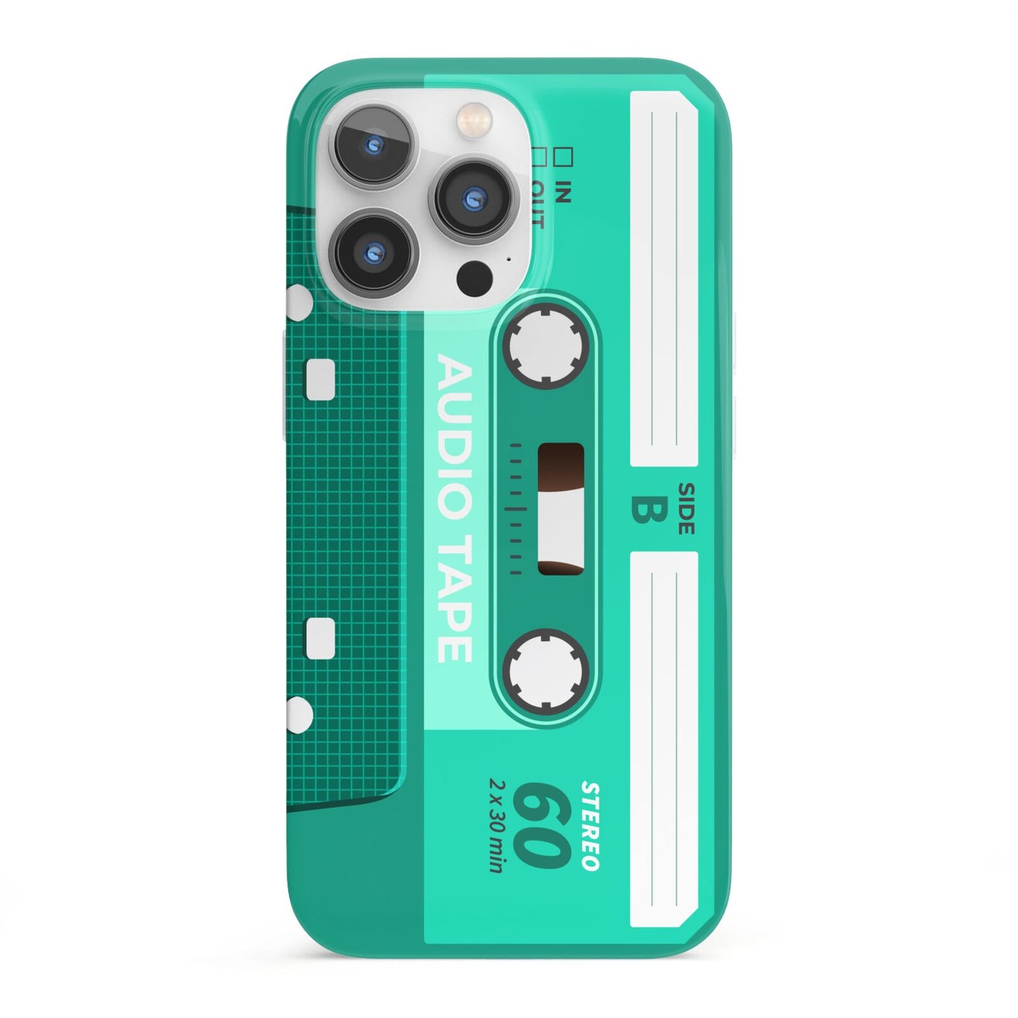 Retro Green Tape iPhone 13 Pro Full Wrap 3D Snap Case