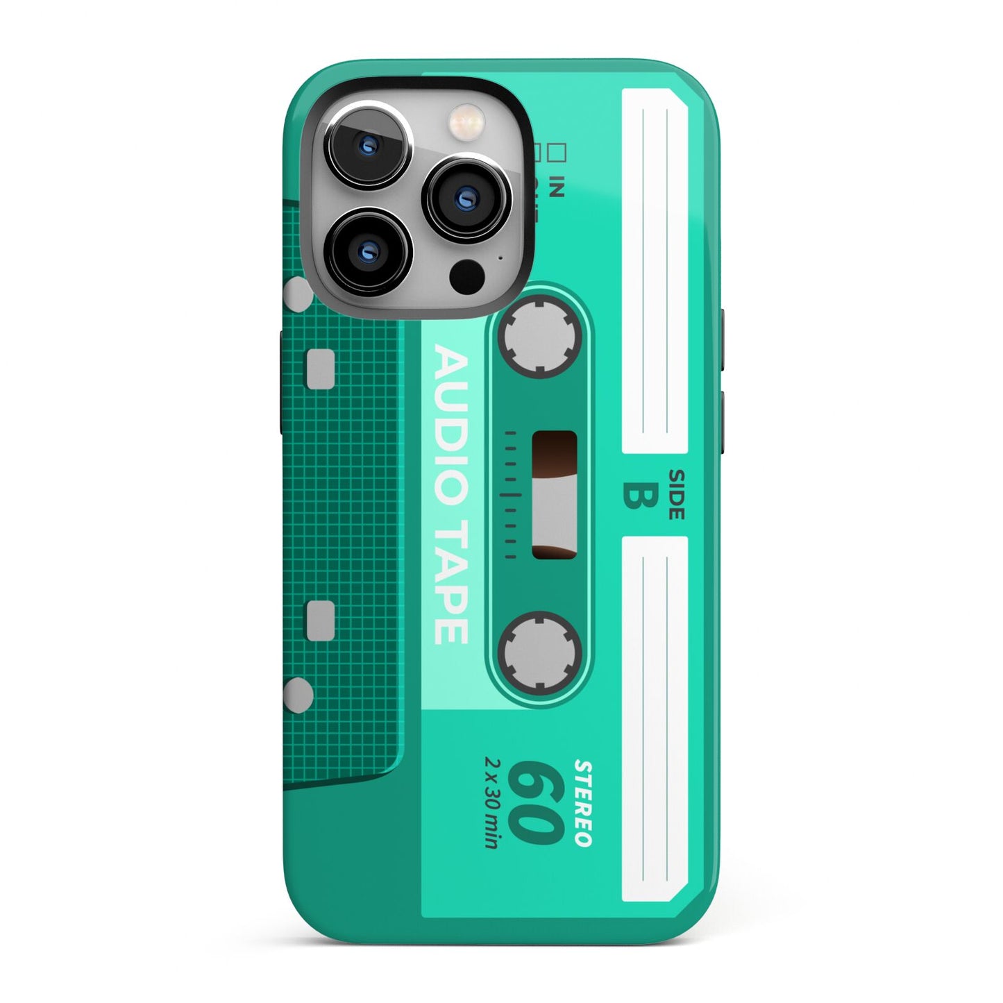 Retro Green Tape iPhone 13 Pro Full Wrap 3D Tough Case