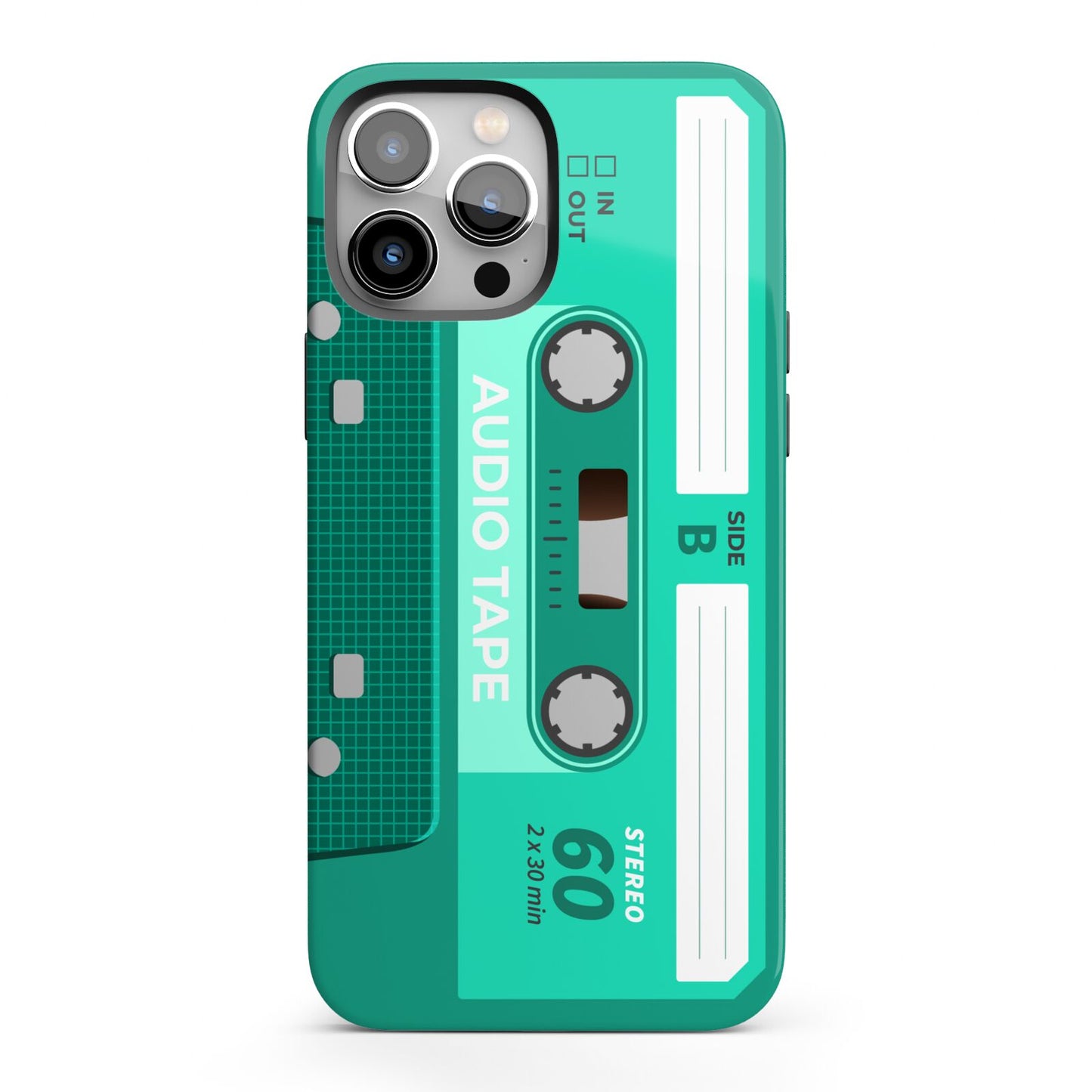 Retro Green Tape iPhone 13 Pro Max Full Wrap 3D Tough Case