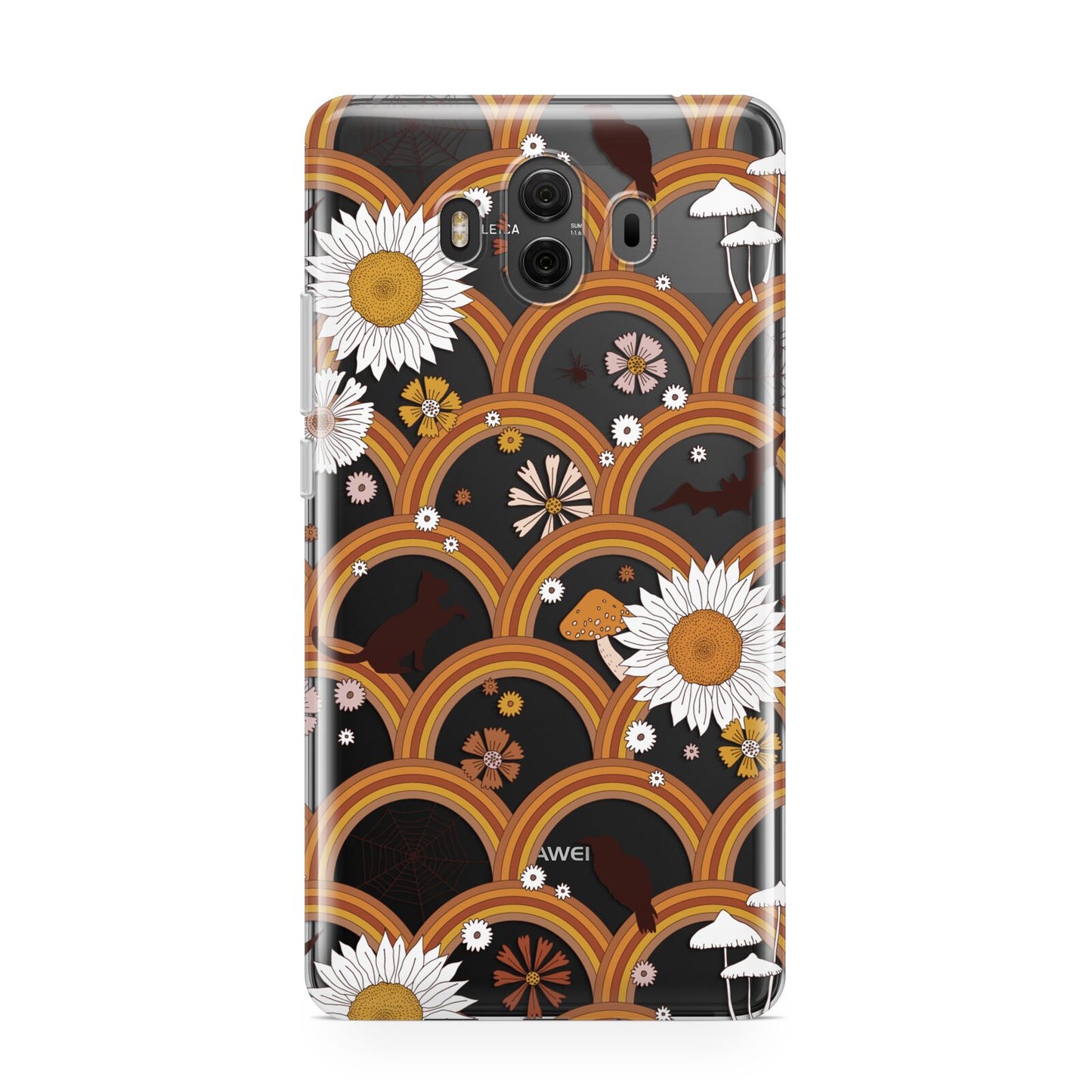 Retro Halloween Huawei Mate 10 Protective Phone Case