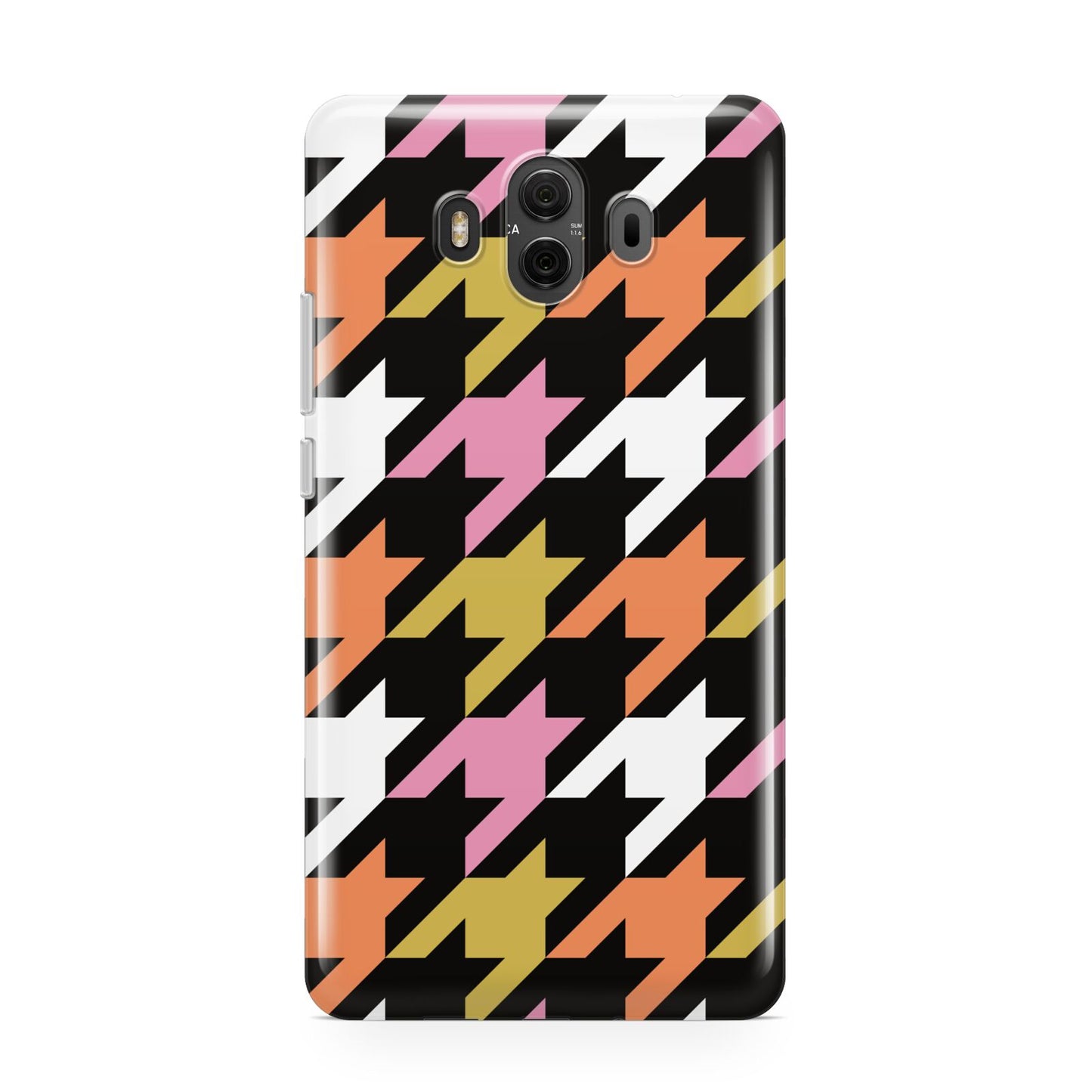 Retro Houndstooth Huawei Mate 10 Protective Phone Case