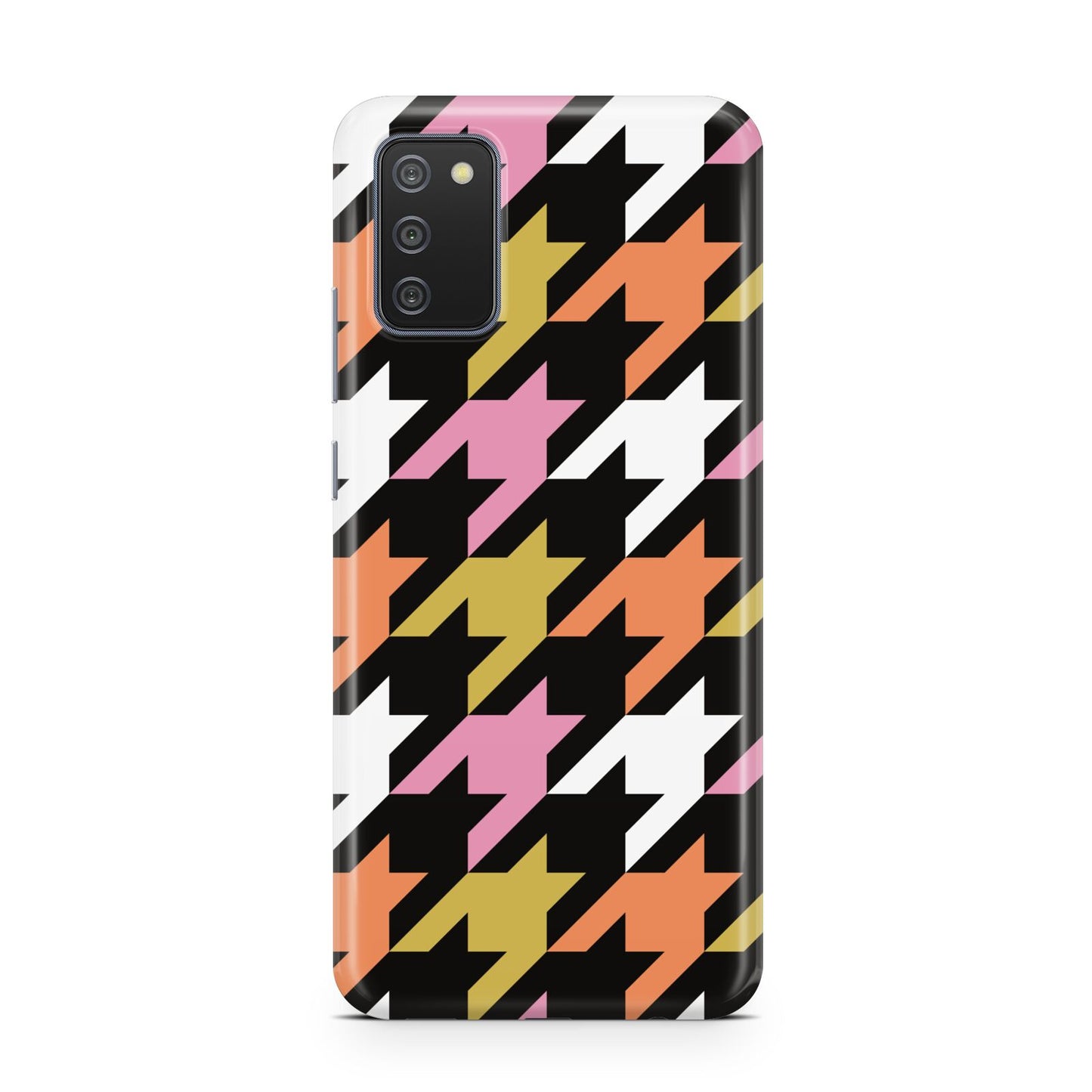 Retro Houndstooth Samsung A02s Case