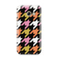 Retro Houndstooth Samsung Galaxy A3 2017 Case on gold phone