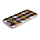 Retro Houndstooth Samsung Galaxy Case Top Cutout