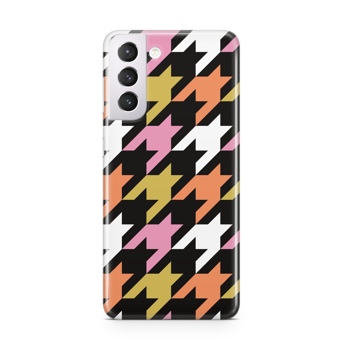 Retro Houndstooth Samsung S21 Case