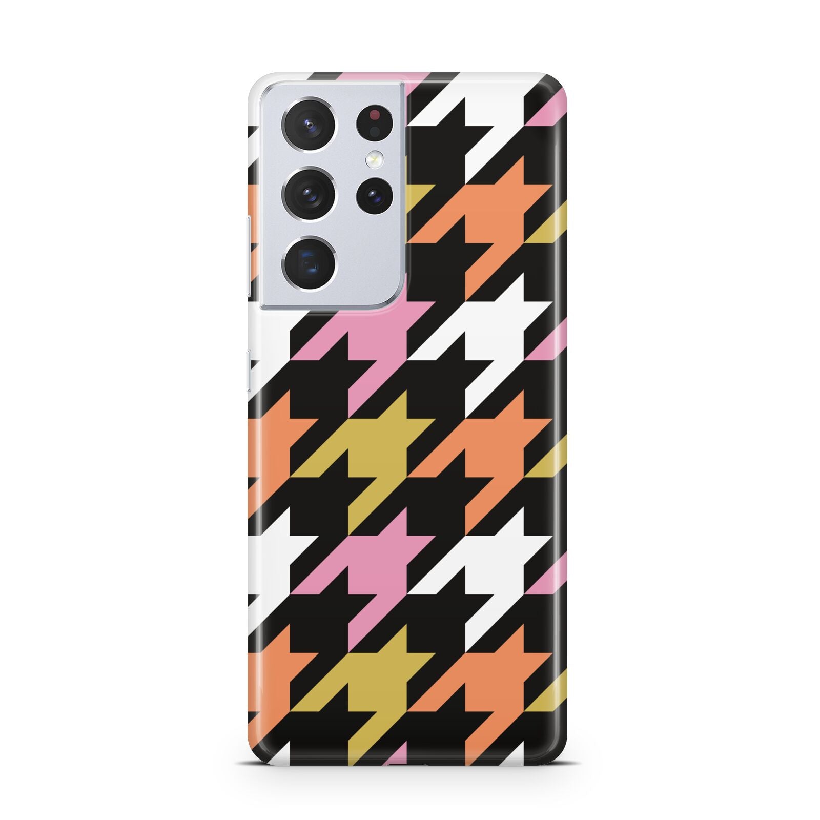 Retro Houndstooth Samsung S21 Ultra Case