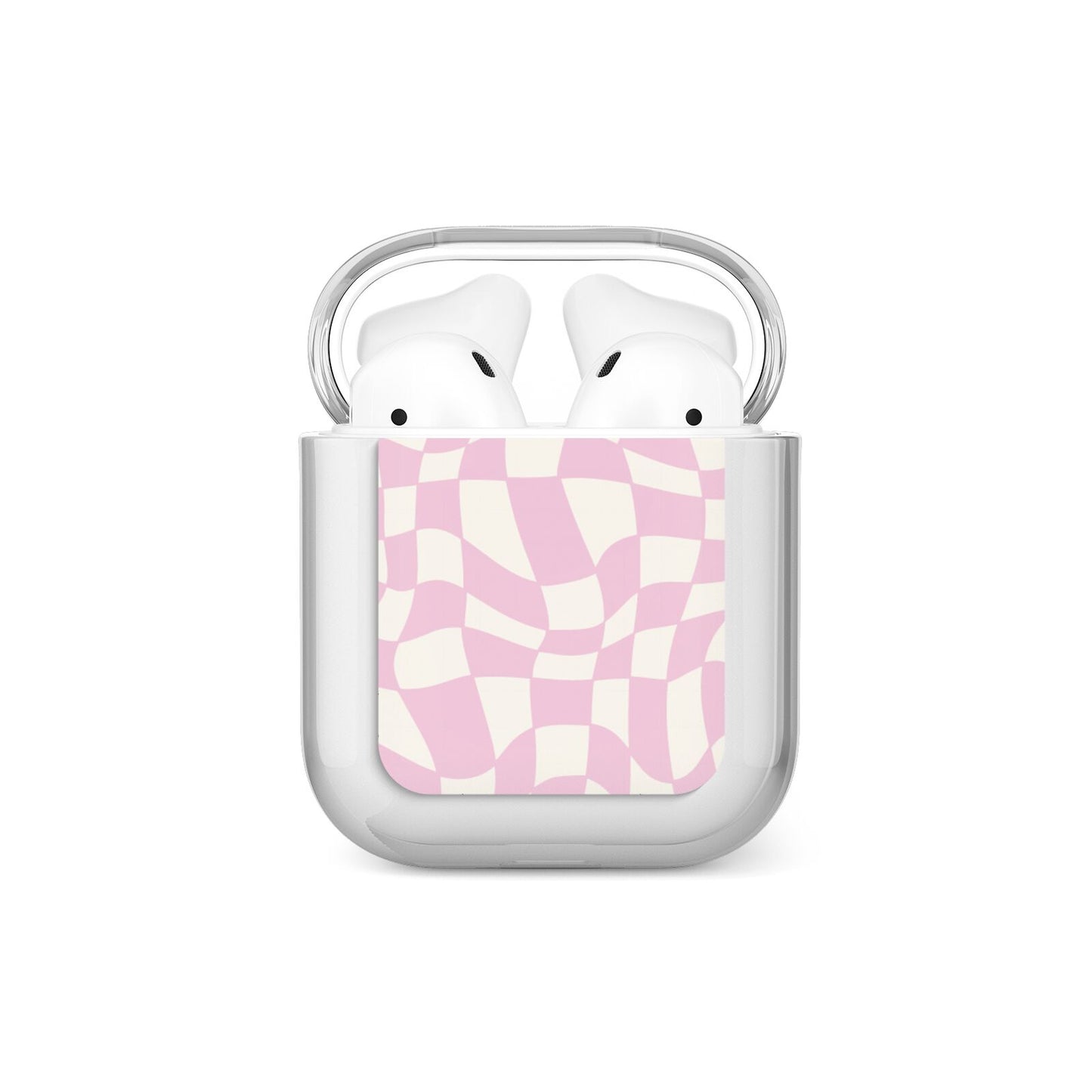 Retro Pink Check AirPods Case