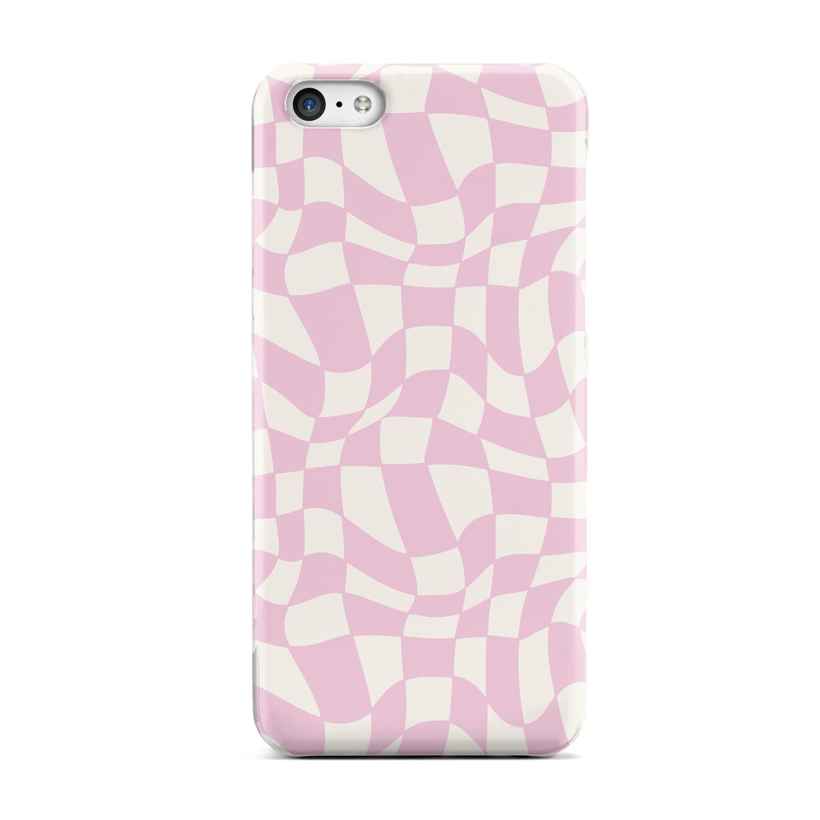 Retro Pink Check Apple iPhone 5c Case