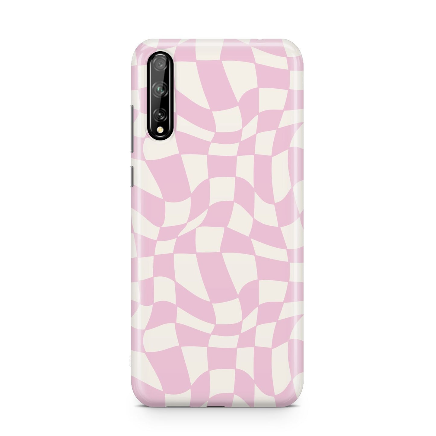 Retro Pink Check Huawei Enjoy 10s Phone Case