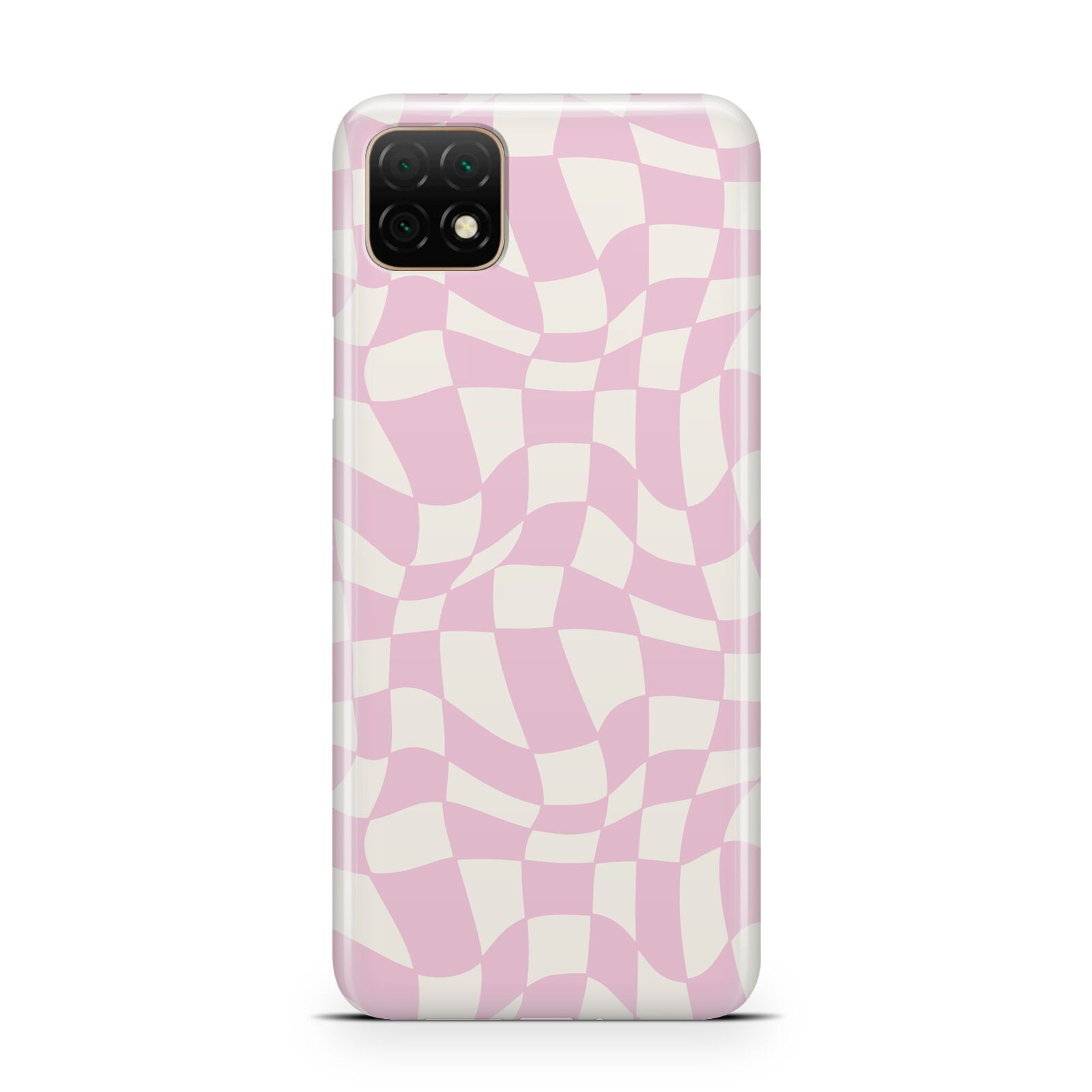 Retro Pink Check Huawei Enjoy 20 Phone Case