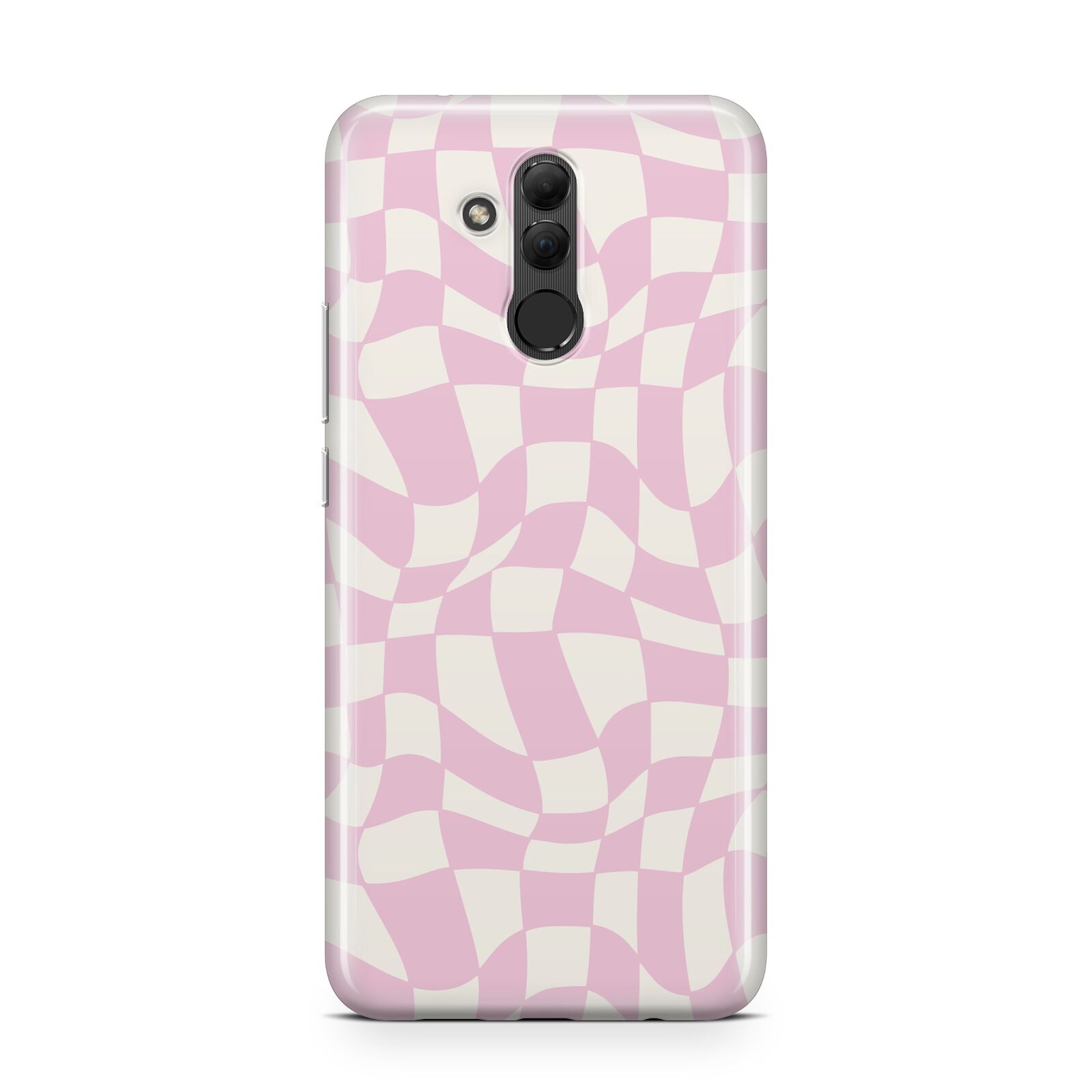 Retro Pink Check Huawei Mate 20 Lite