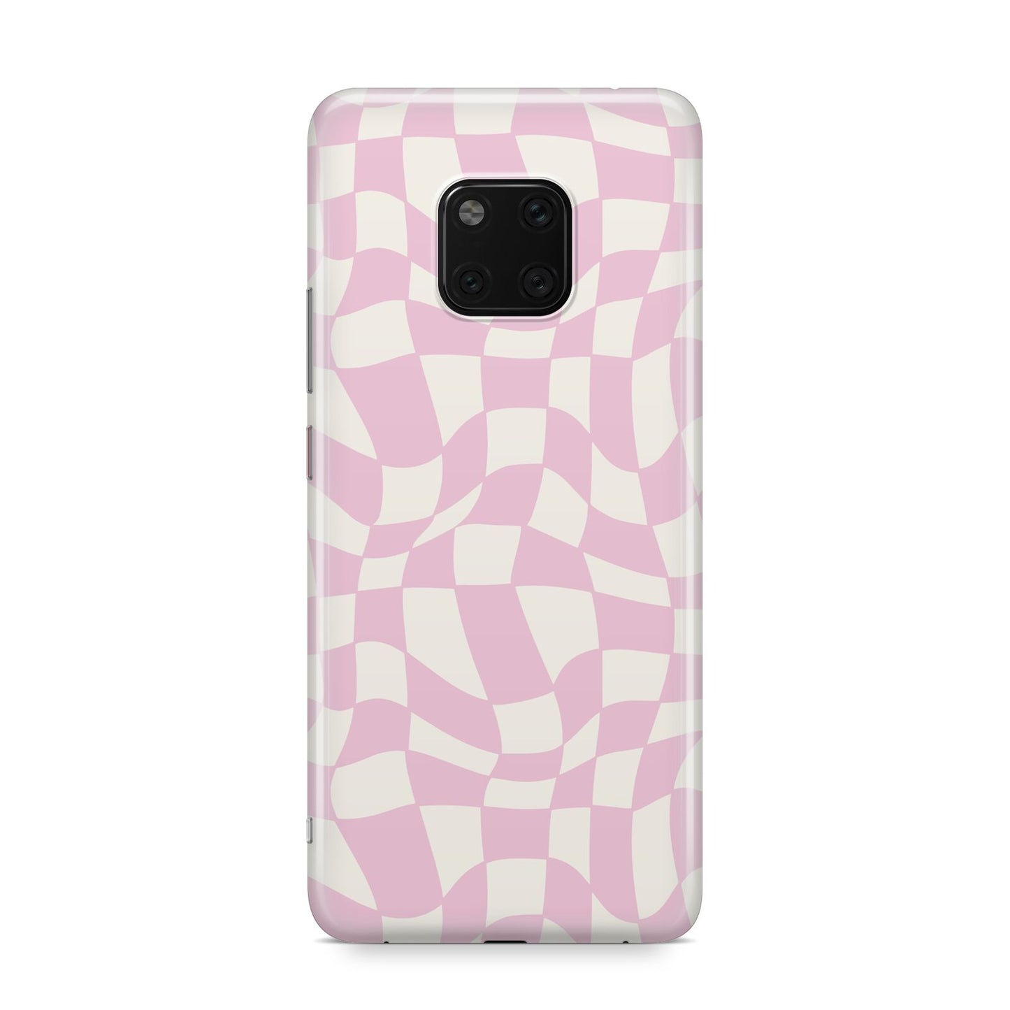 Retro Pink Check Huawei Mate 20 Pro Phone Case