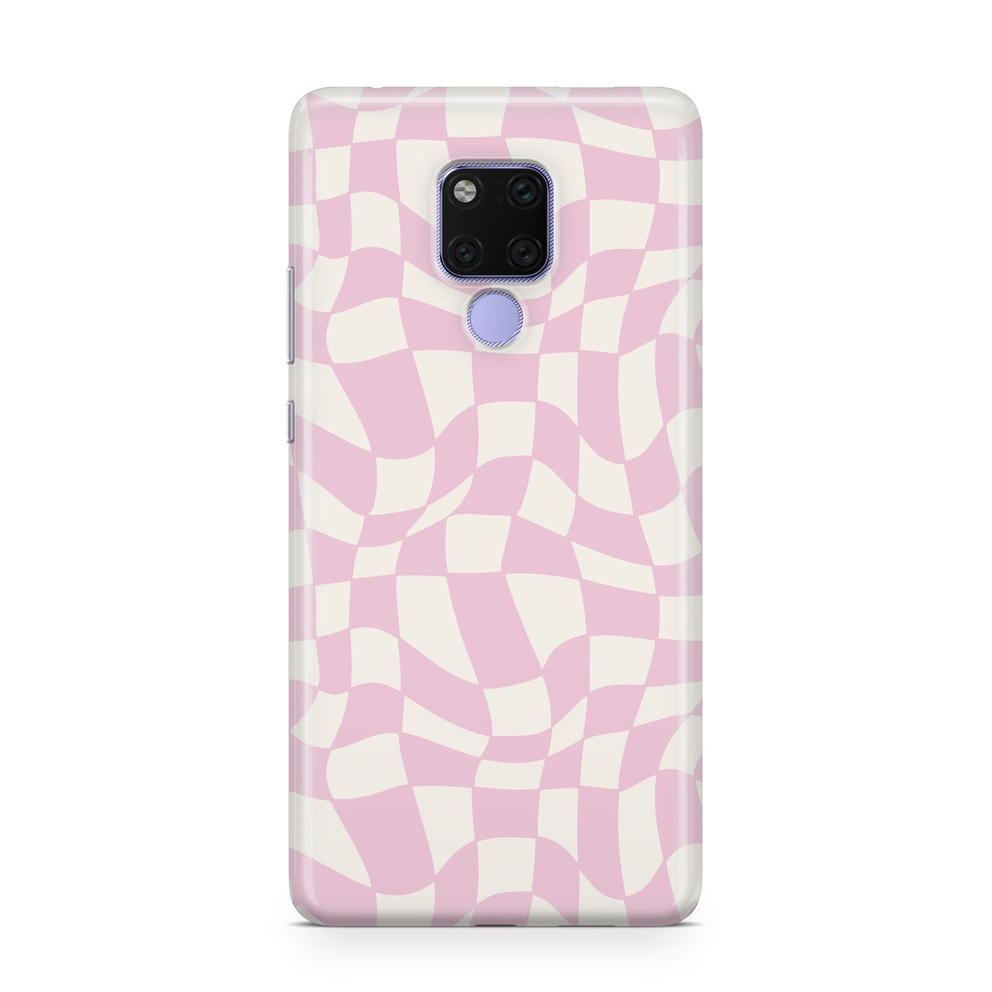 Retro Pink Check Huawei Mate 20X Phone Case