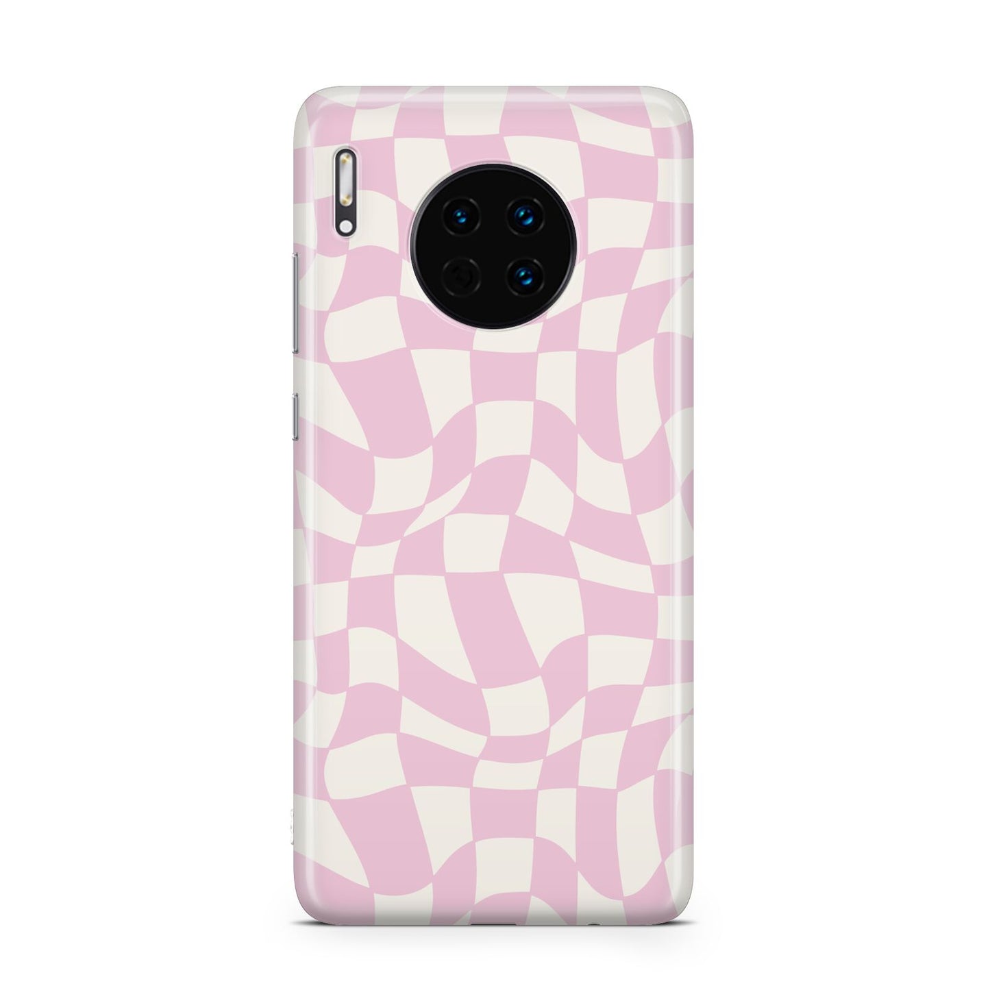 Retro Pink Check Huawei Mate 30