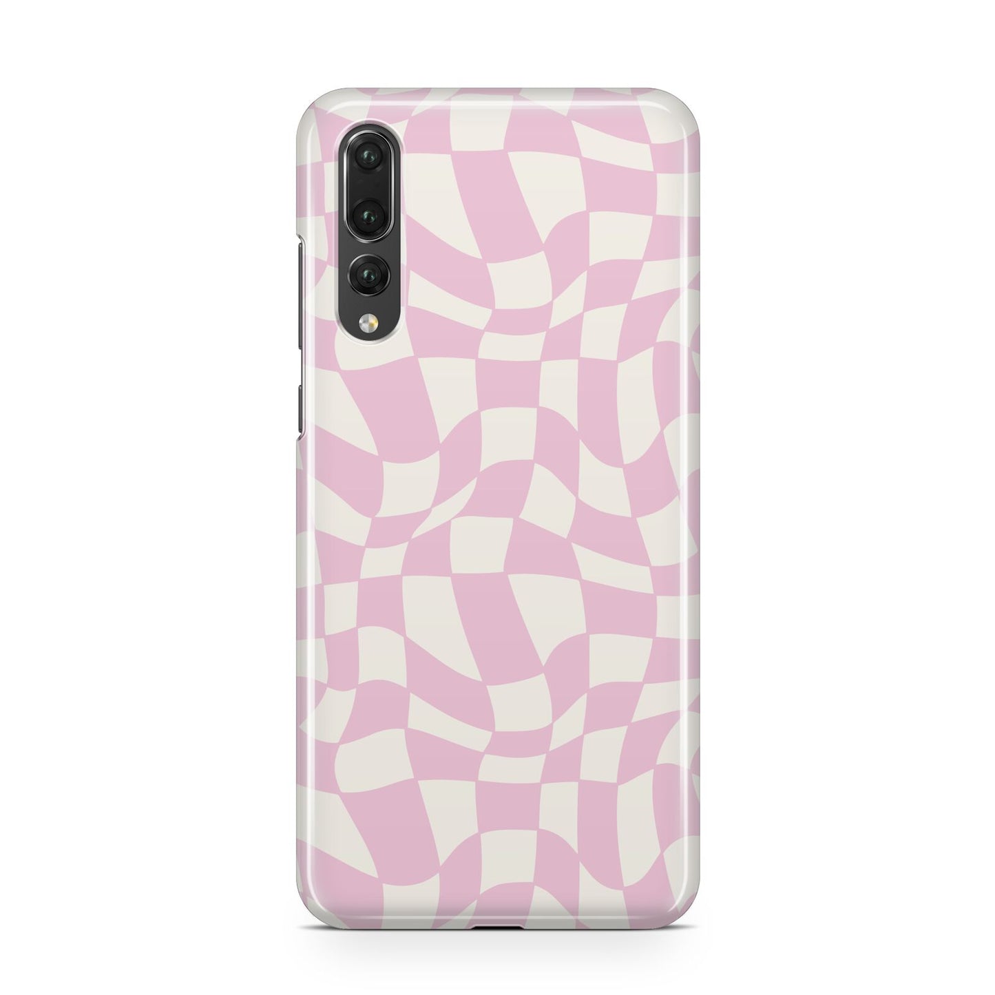 Retro Pink Check Huawei P20 Pro Phone Case