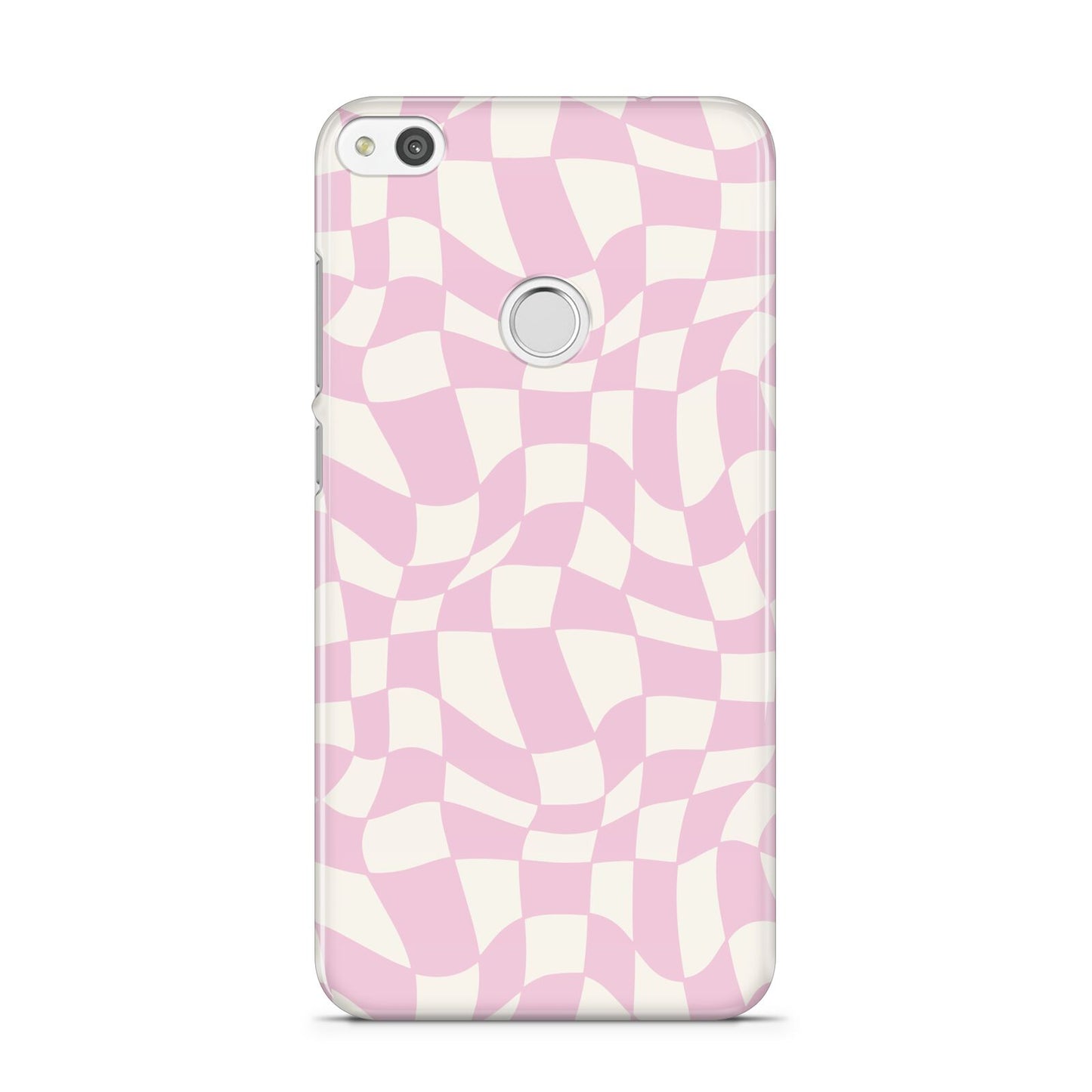 Retro Pink Check Huawei P8 Lite Case