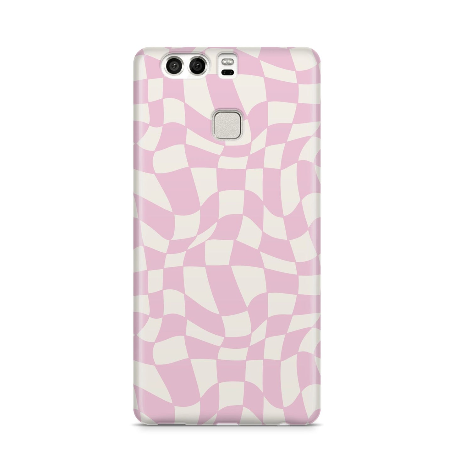 Retro Pink Check Huawei P9 Case