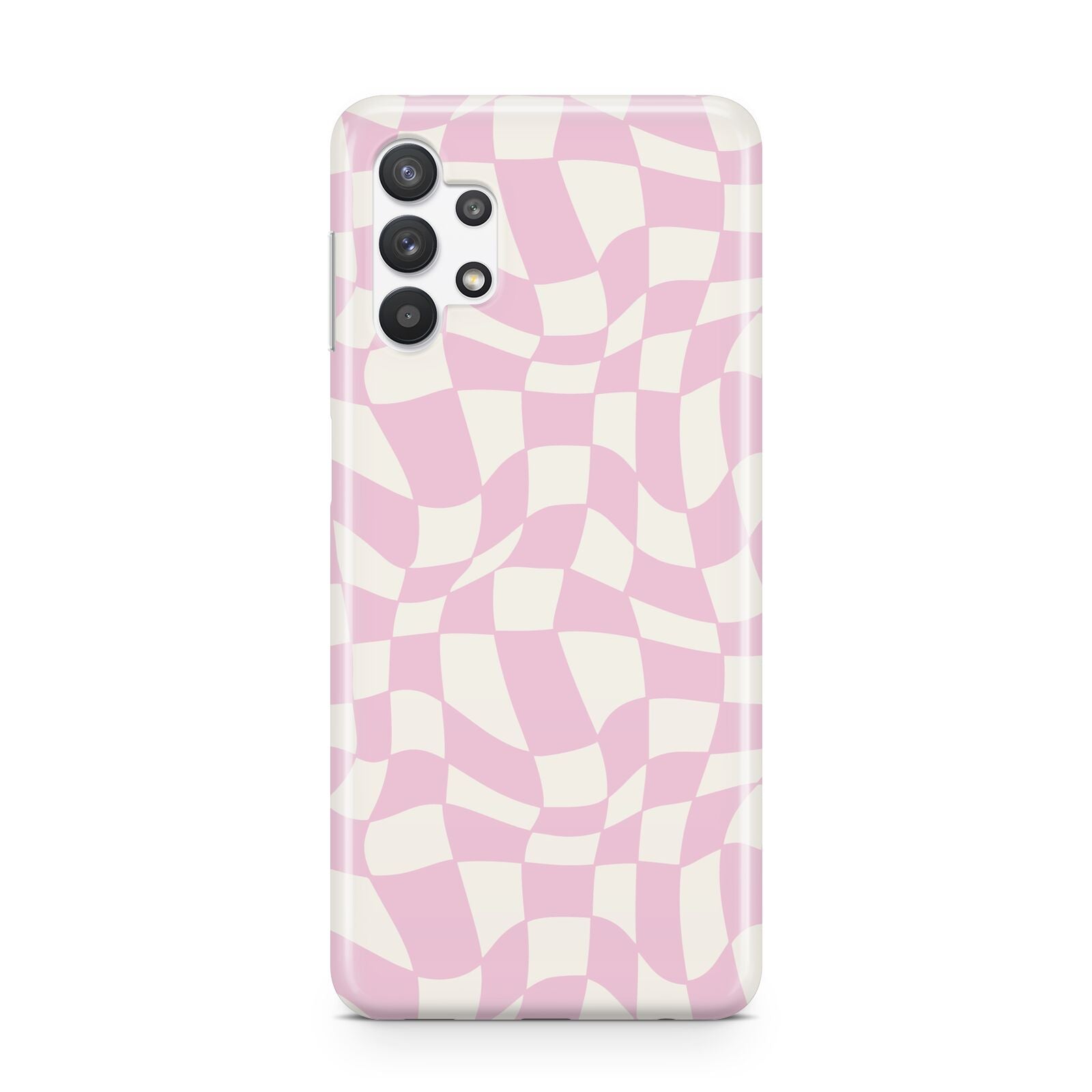 Retro Pink Check Samsung A32 5G Case